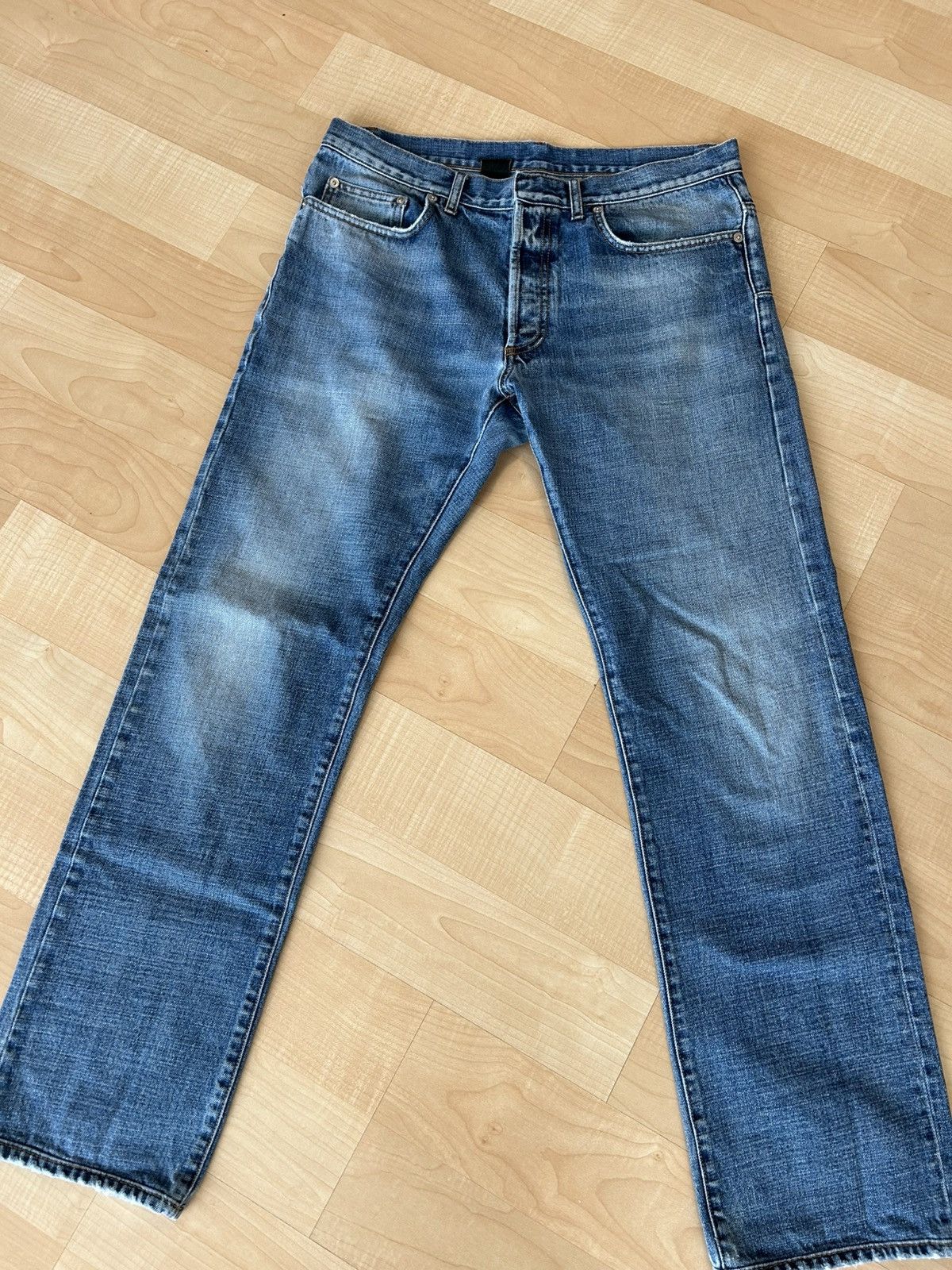 Dior Dior Homme Jeans - KVA Era Blue Denim Size US 33 - 1 Thumbnail