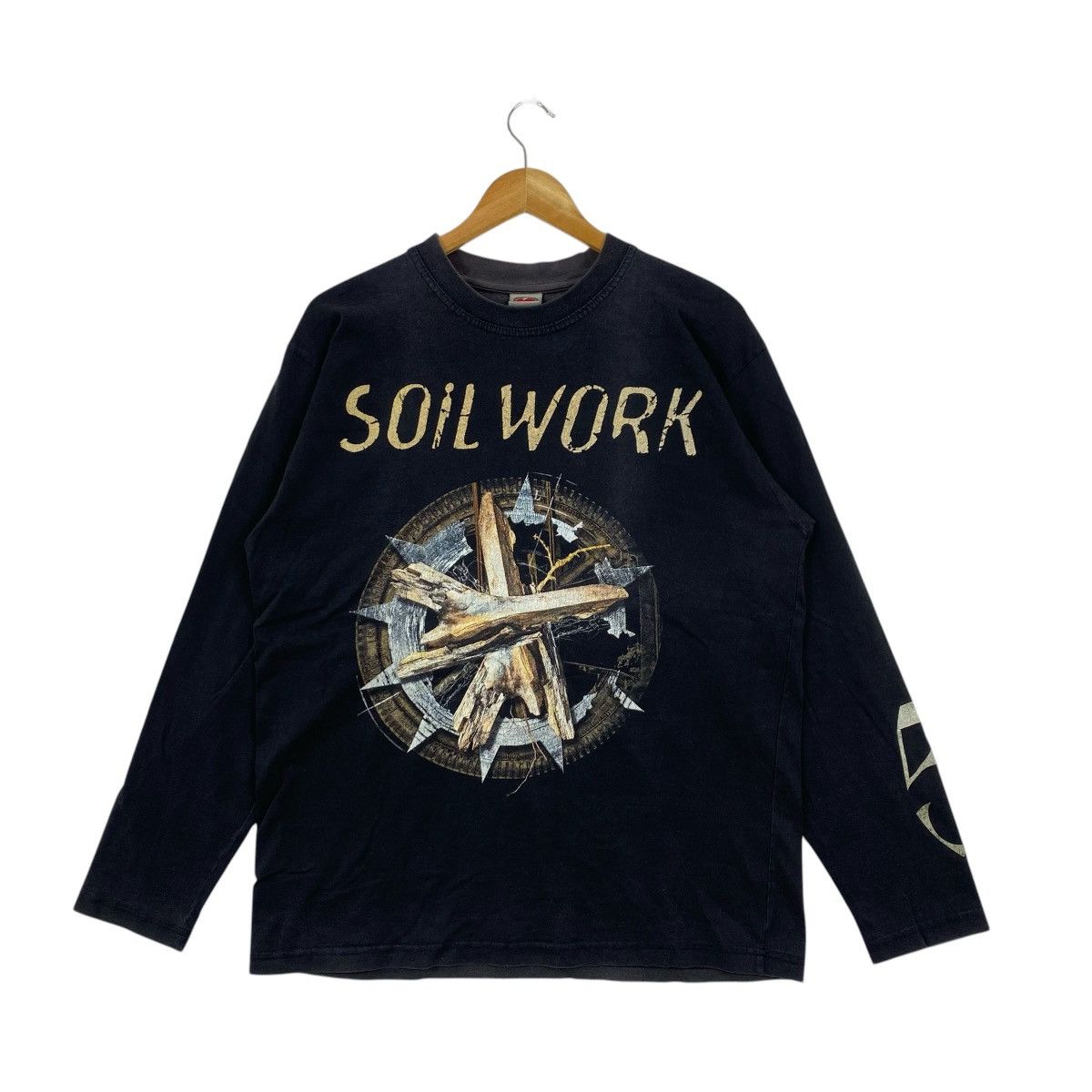 Band Tees VTG 2003 Soilwork Figure Number Five Long Sleeve Shirt L Size US L / EU 52-54 / 3 - 1 Thumbnail