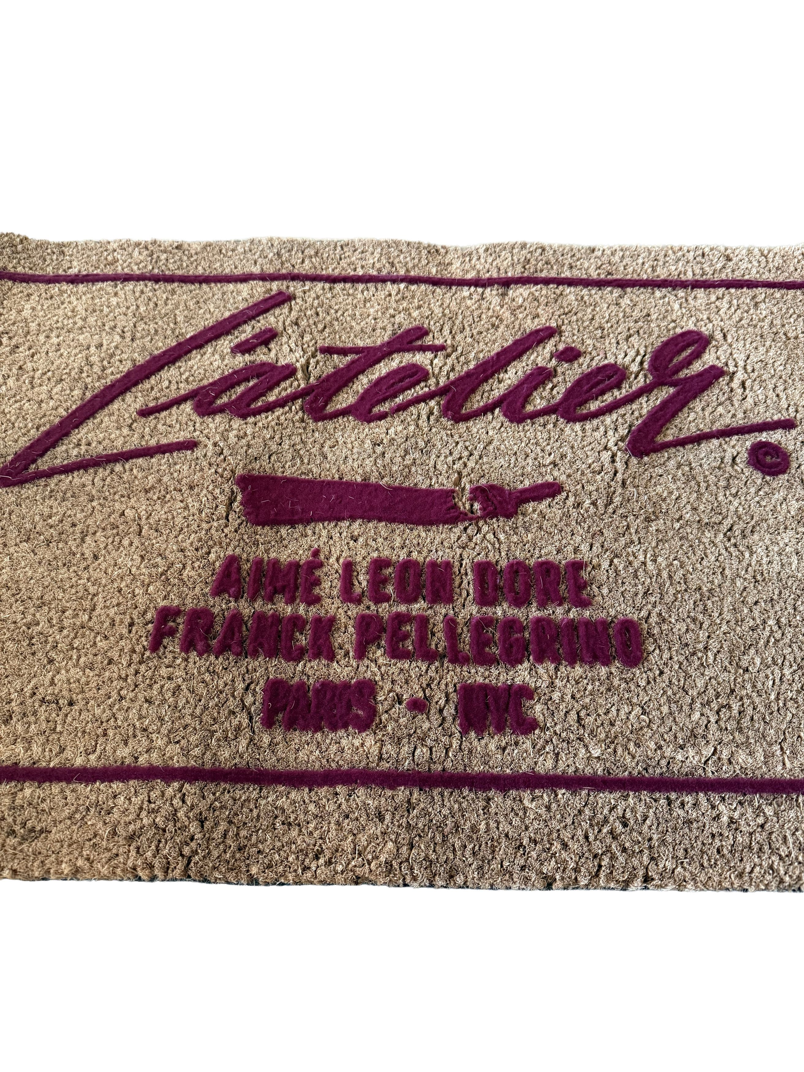 Aime Leon Dore Frank Pellegrino L’Atelier Door Mat Natural Coir Rug 2023 Size ONE SIZE - 1 Thumbnail