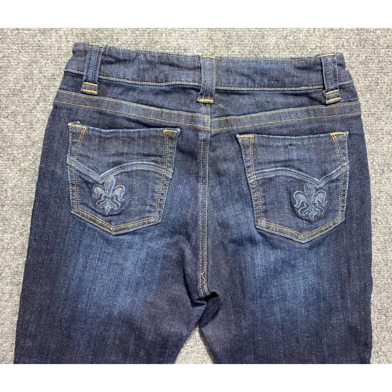 Lee Lee Jeans Womens 8 Medium Slender Secret Lower on The Waist Pockets Blue Faded Size 30" / US 8 / IT 44 - 3 Thumbnail