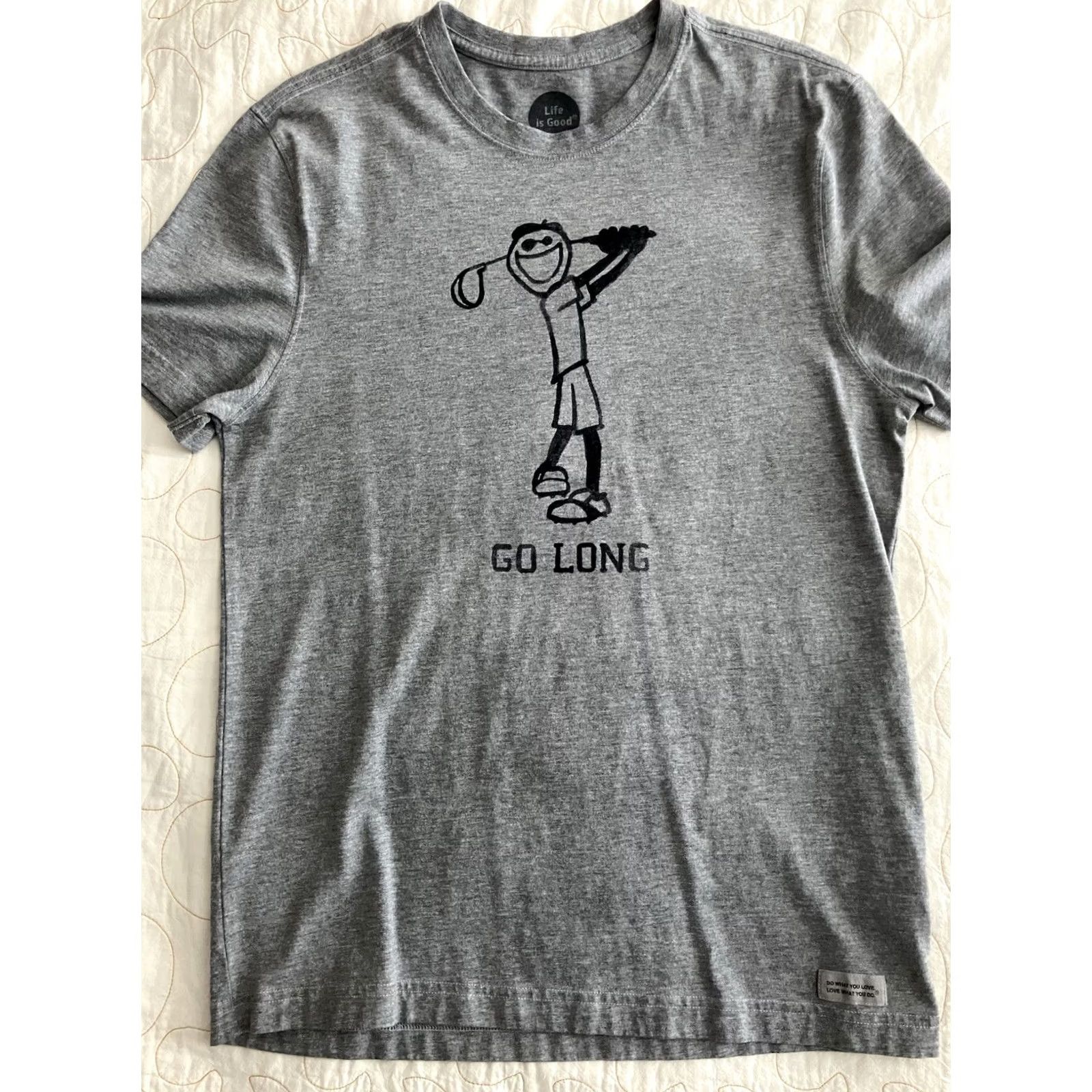 Life is Good Life Is Good Crusher Tee Golf Orange Shirt Classic Fit Medium M Mens Size US M / EU 48-50 / 2 - 5 Thumbnail