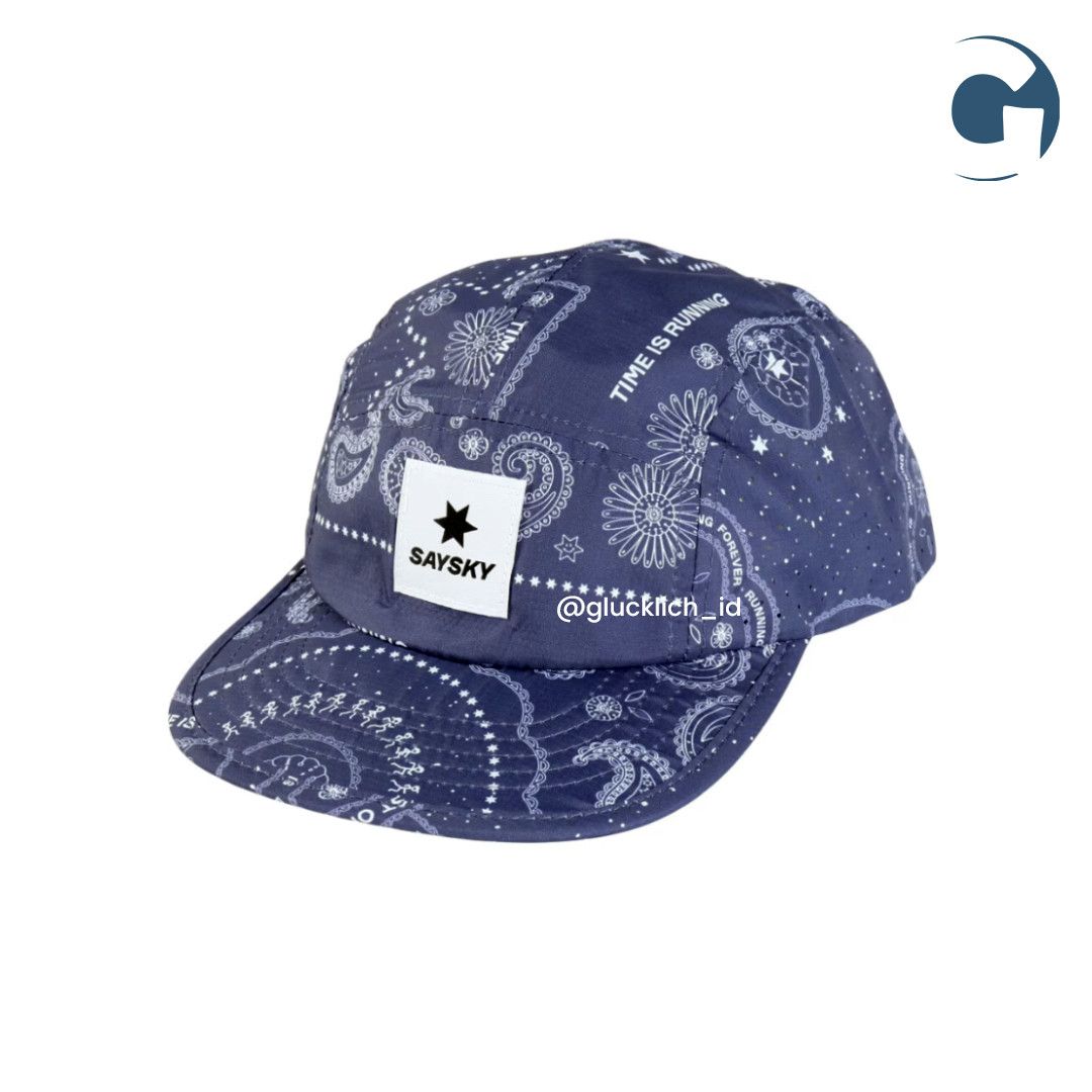 Other Saysky, Combat Cap in Blue Paisley Aop Size ONE SIZE - 1 Thumbnail