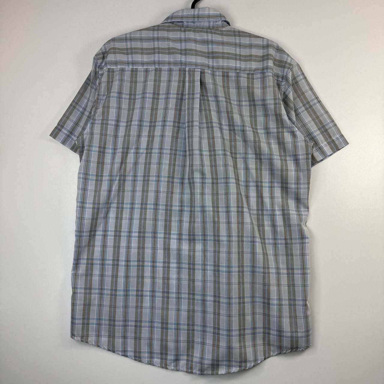 Armani AJ Armani Jeans Short Sleeve Plaid Shirt Beige Check Size L Size US L / EU 52-54 / 3 - 8 Thumbnail