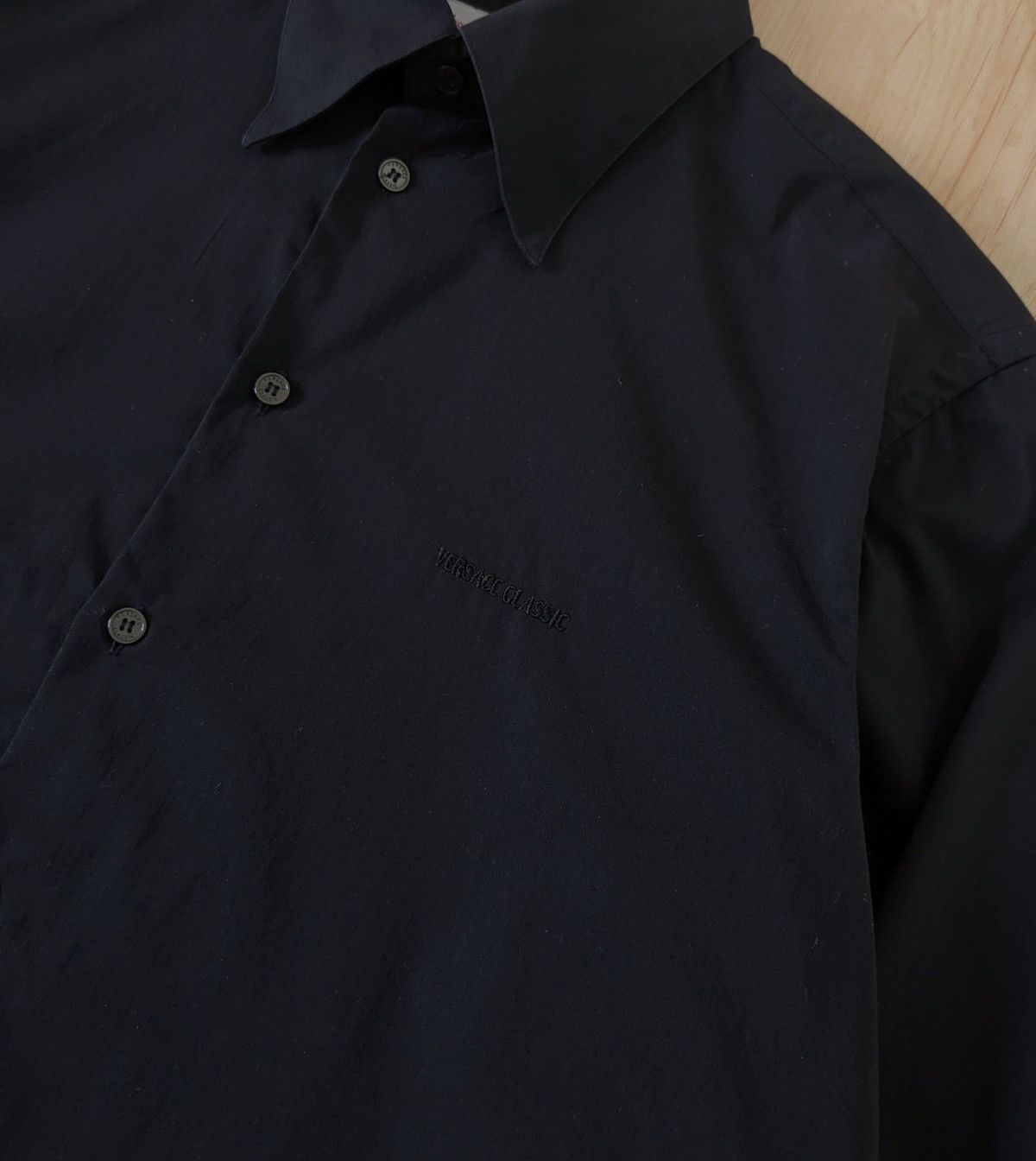 Versace Versace Black Shirt Size US L / EU 52-54 / 3 - 3 Thumbnail