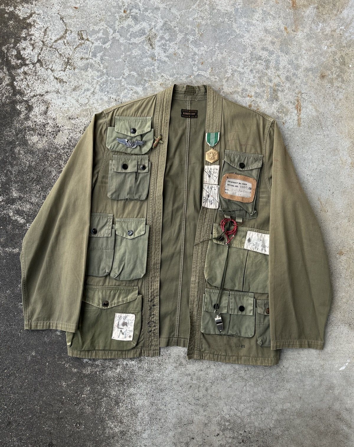 Kapital Kountry Remake Kimono yukata Military Fishing Cargo Jacket Size US M / EU 48-50 / 2 - 1 Thumbnail