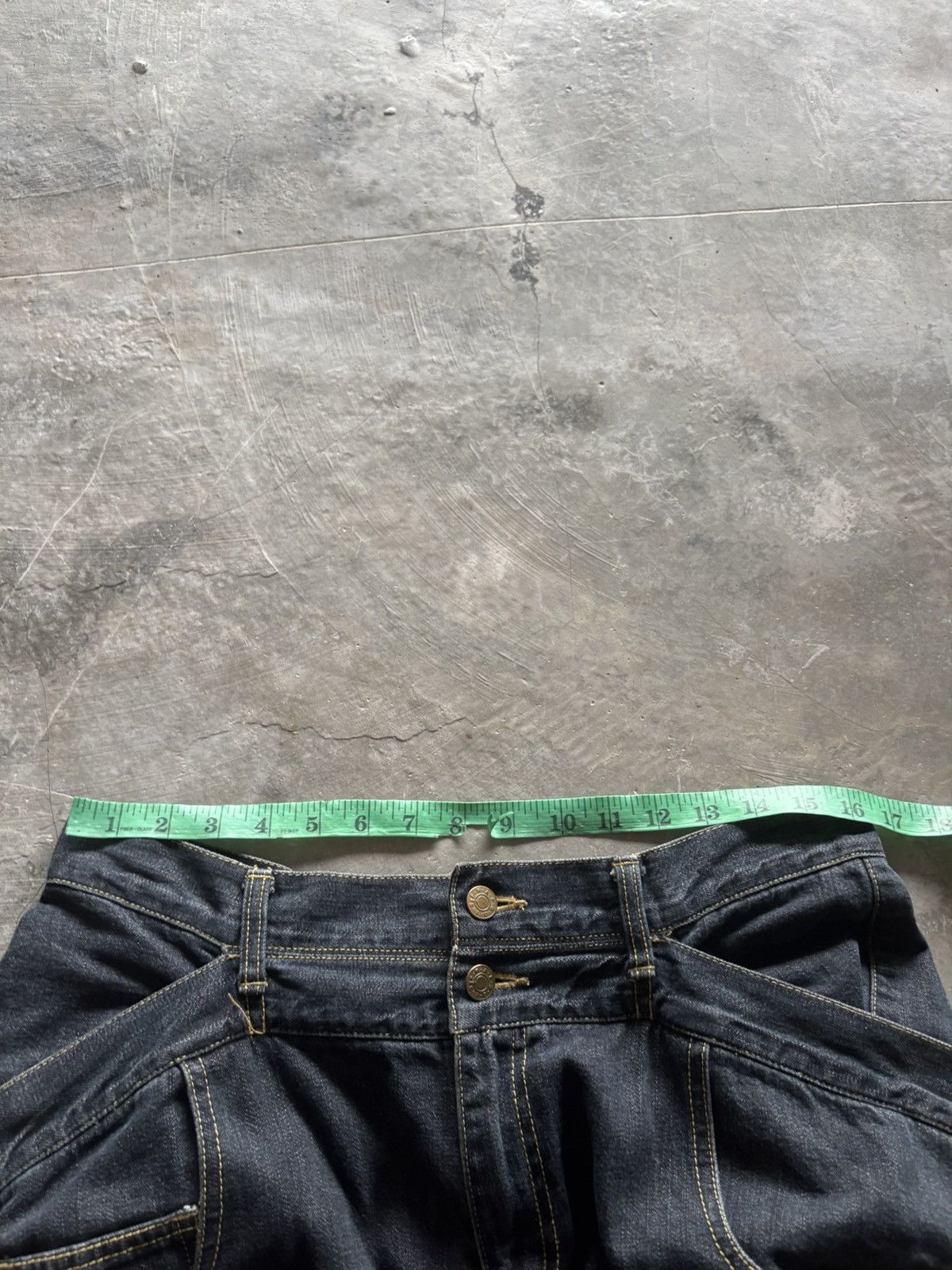 Frapbois FRAPBOIS doublewaist experimental jeans japanese punk gothic Size US 32 / EU 48 - 20 Thumbnail