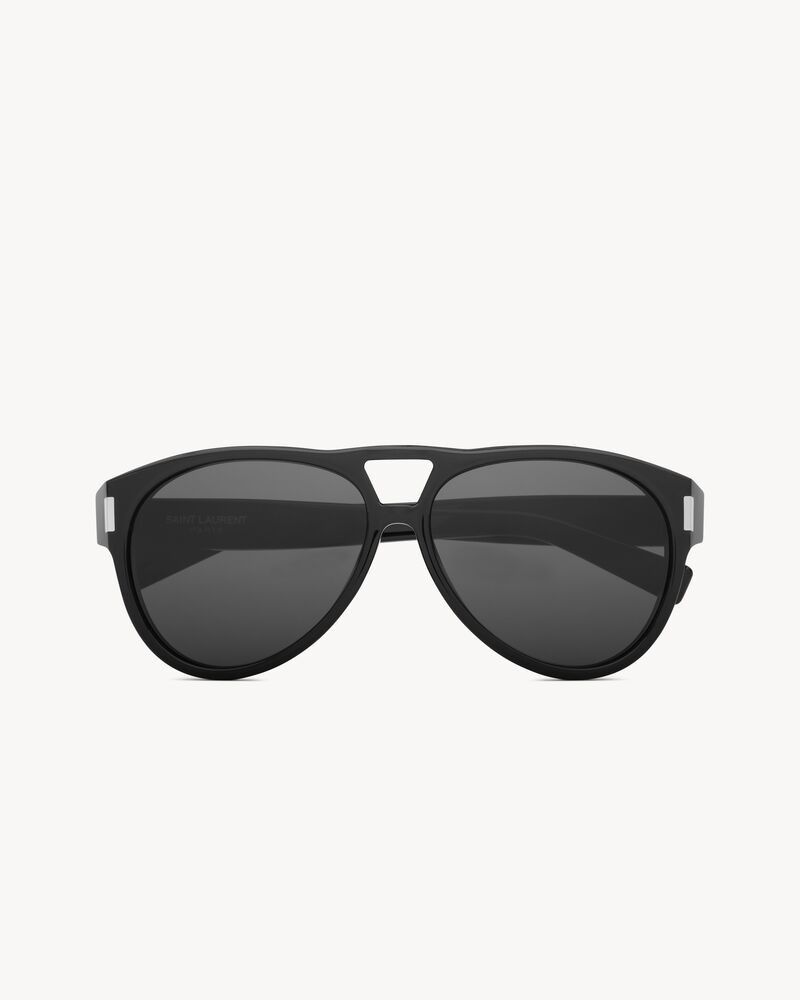 Saint Laurent Paris o1b1hav111125 Size: OS / SL 705 Sunglasses in Black Size ONE SIZE - 2 Thumbnail