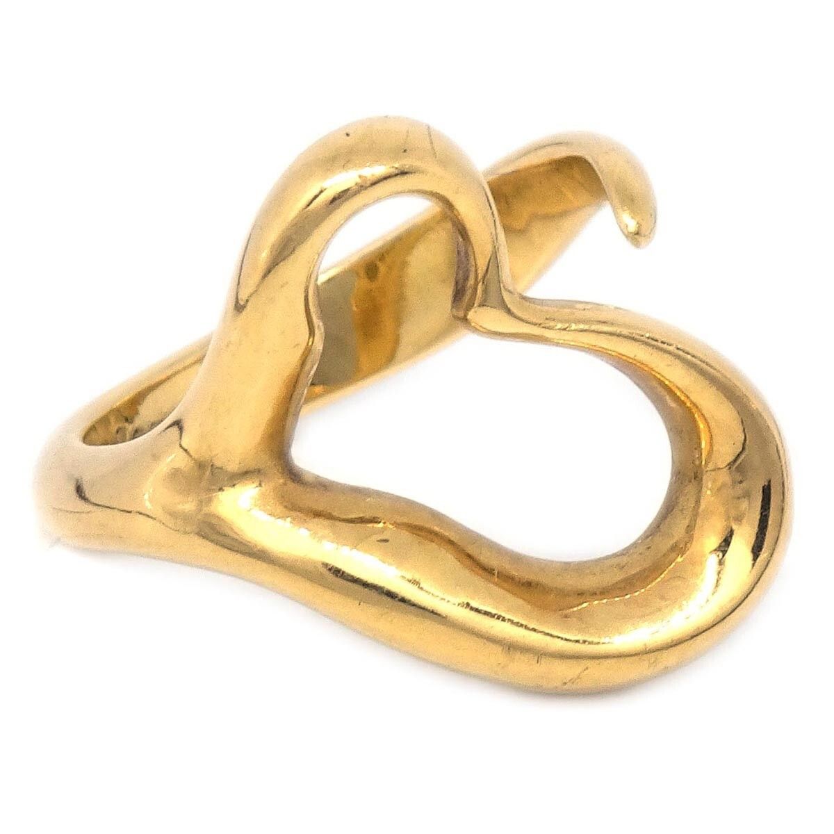 Tiffany & Co. Tiffany & Co. Elsa Peretti Open Heart Ring 18K Yellow Gold Size ONE SIZE - 1 Thumbnail