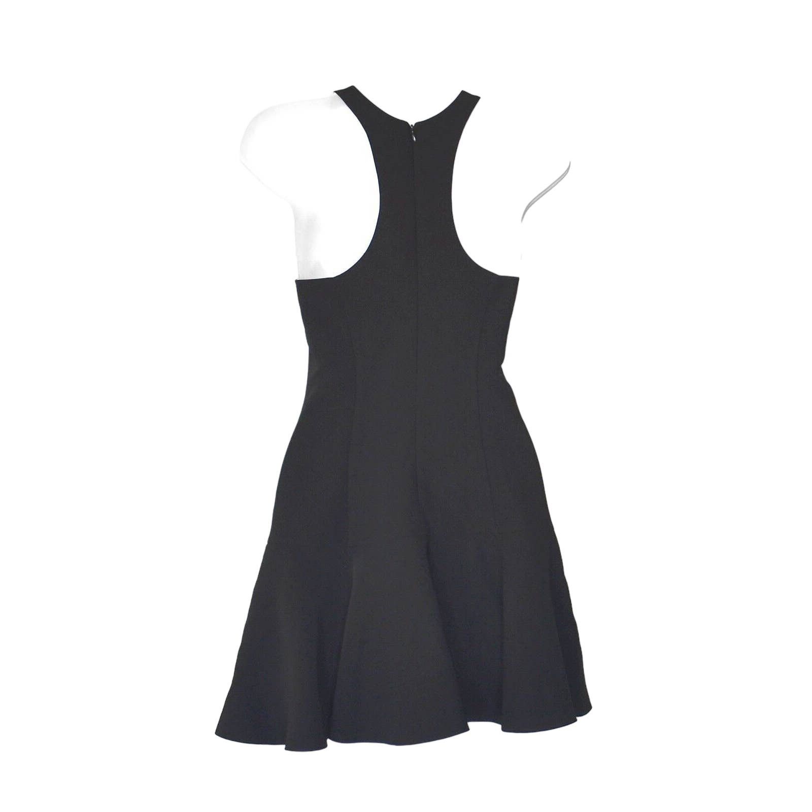 Amanda Uprichard AMANDA UPRICHARD Black Fit & Flare Mini Dress Size P $185 Size S / US 4 / IT 40 - 3 Thumbnail