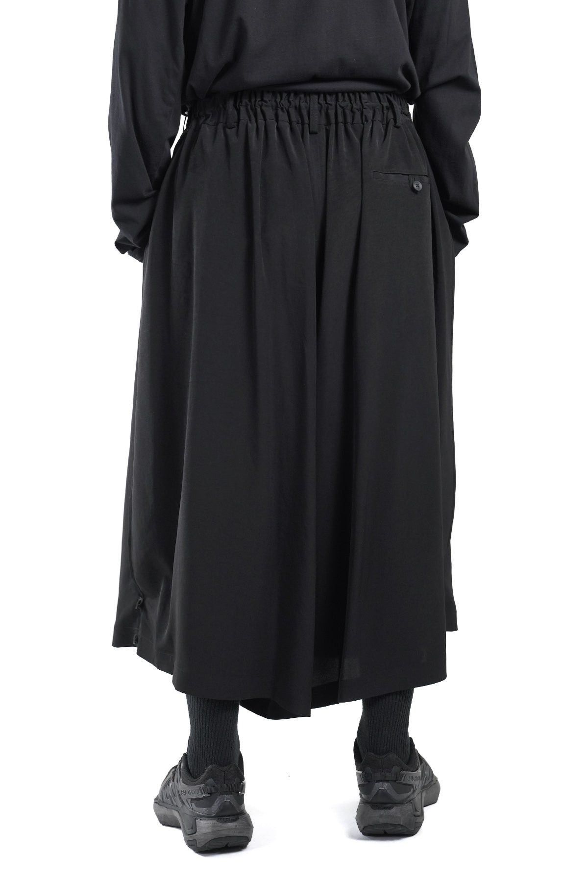 Yohji Yamamoto Yohji Yamamoto Pour Homme 22SS - BOX PLEATS WIDE PANTS Skirt Size US 32 / EU 48 - 8 Thumbnail