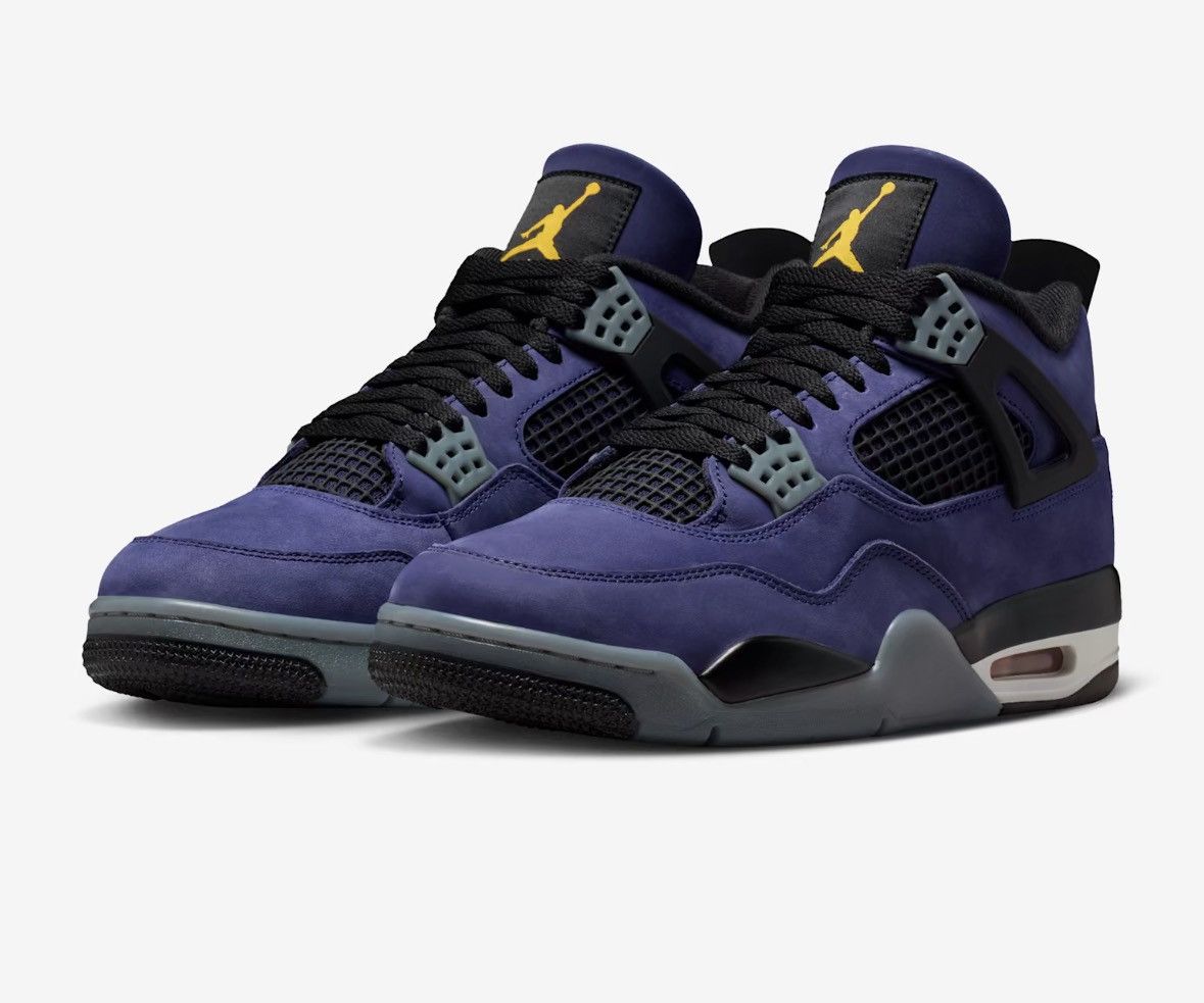 Jordan Brand Nike Air Jordan 4 Retro Imperial Purple Lakers 2026 Size 12 Size US 12 / EU 45 - 1 Thumbnail