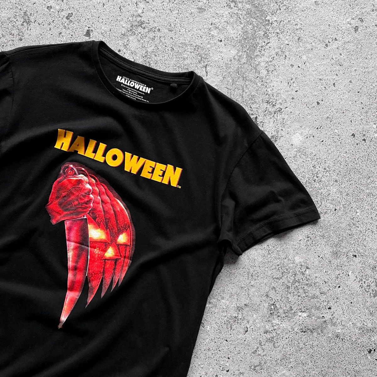 Designer Halloween Mens Horror Movie Michael Myers Black SS T-Shirt Size US S / EU 44-46 / 1 - 2 Thumbnail