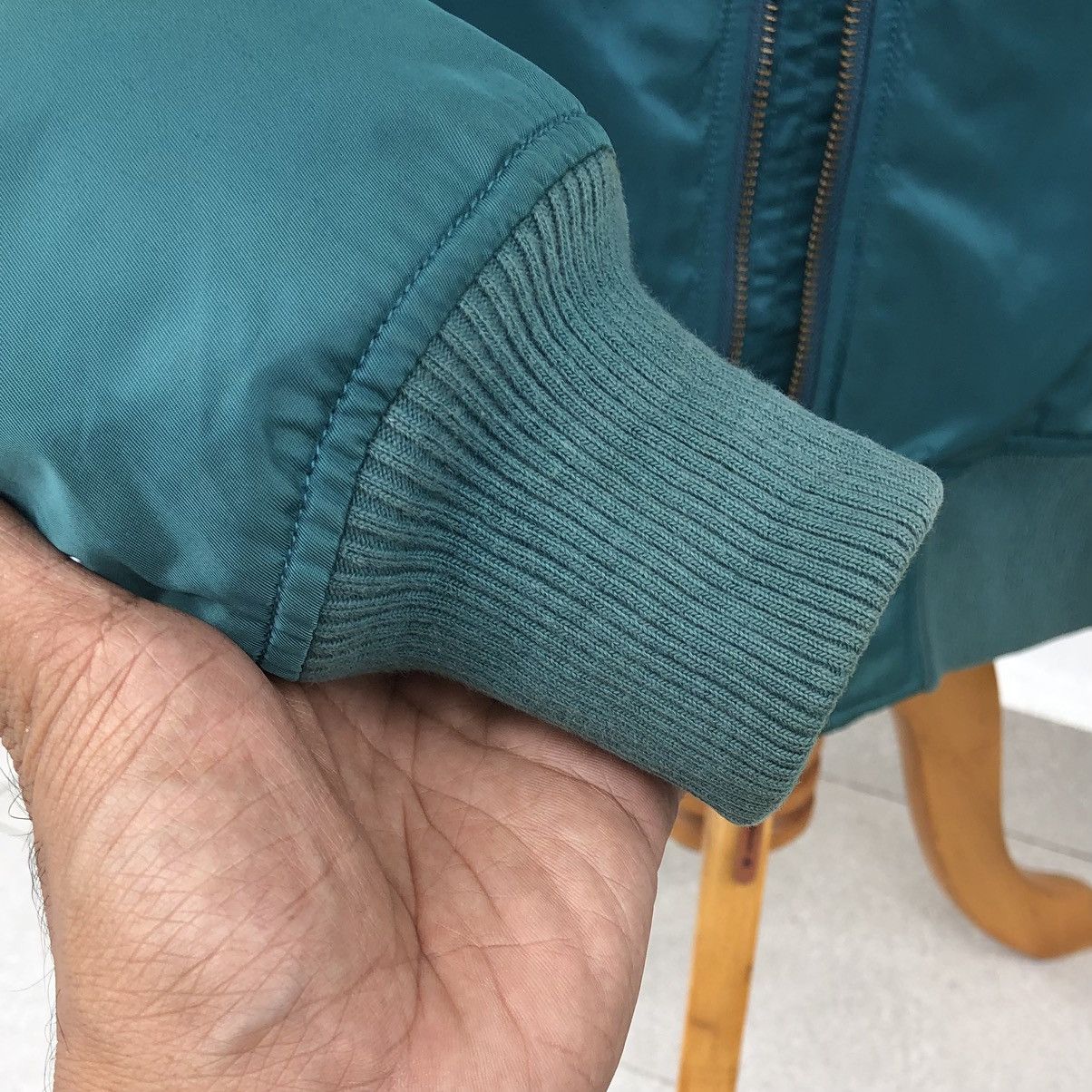 Lacoste LACOSTE LIVE TAFFETA BOMBER JACKET EMERALD GREEN MENS Size US M / EU 48-50 / 2 - 13 Thumbnail