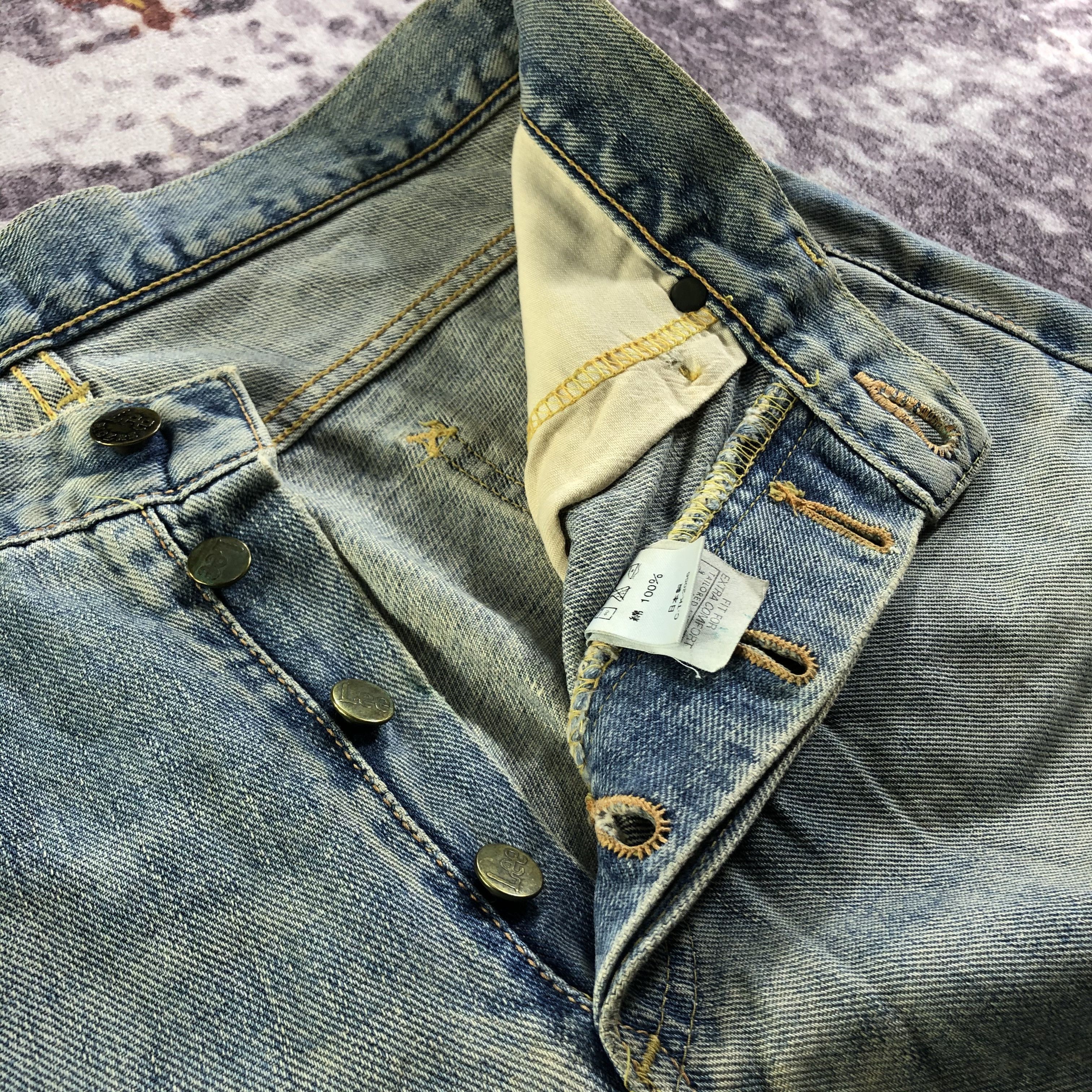 Lee Vintage Light Wash Lee Selvedge Jeans-JM3530 Size US 31 - 8 Thumbnail