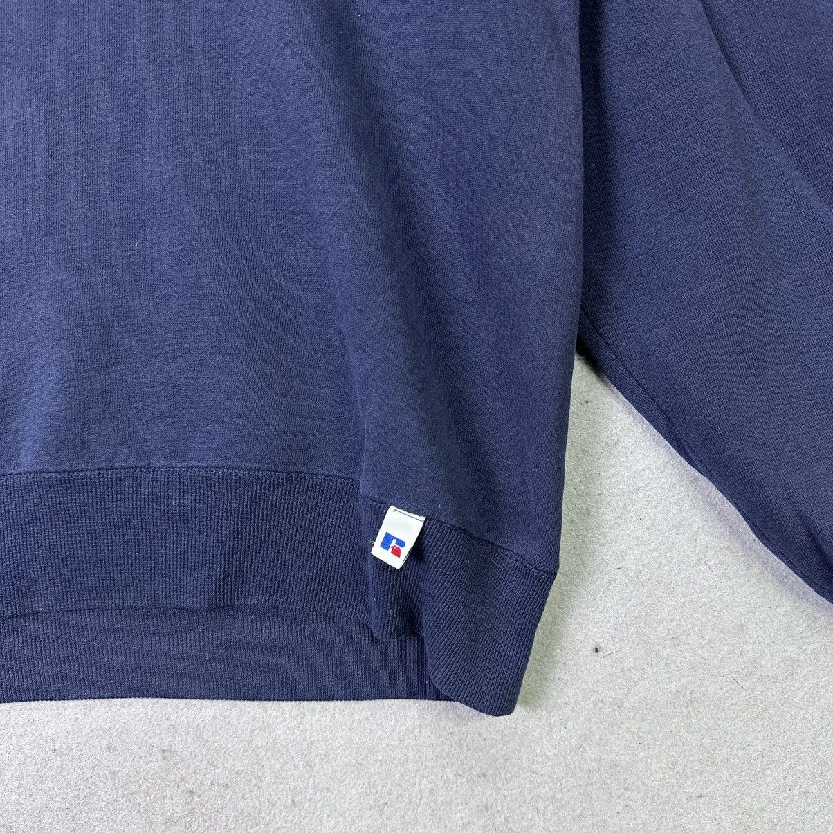 Russell Athletic Vintage Russell Athletic Sweatshirt Navy Blue Made in USA Size US L / EU 52-54 / 3 - 3 Thumbnail
