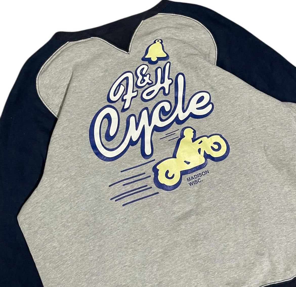 The Flat Head 2000s The Flat Head Cycle Madison Wisc Crewneck Size US L / EU 52-54 / 3 - 4 Thumbnail
