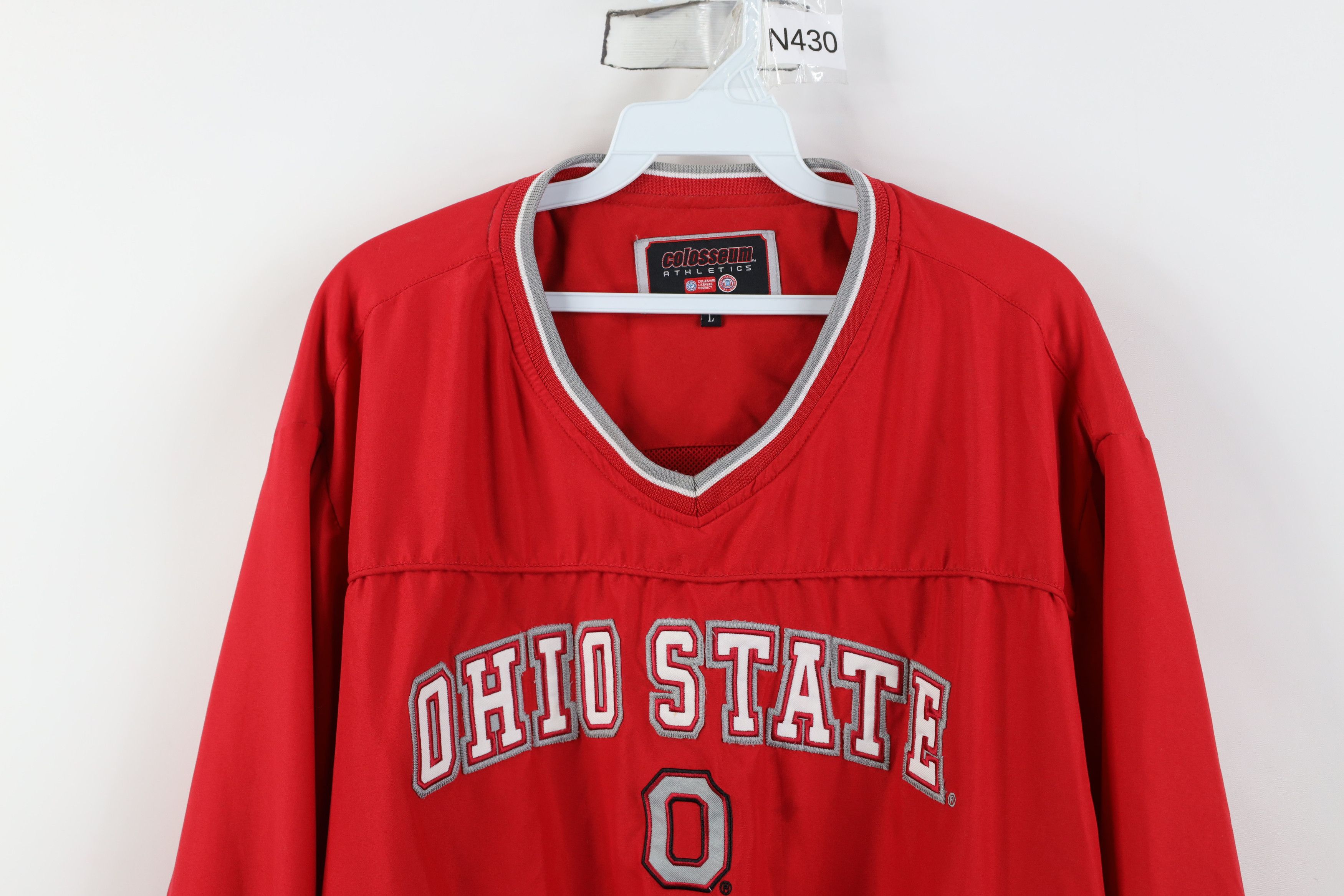 Vintage Vintage 90s Y2K Ohio State University Windbreaker Jacket Size US L / EU 52-54 / 3 - 2 Thumbnail