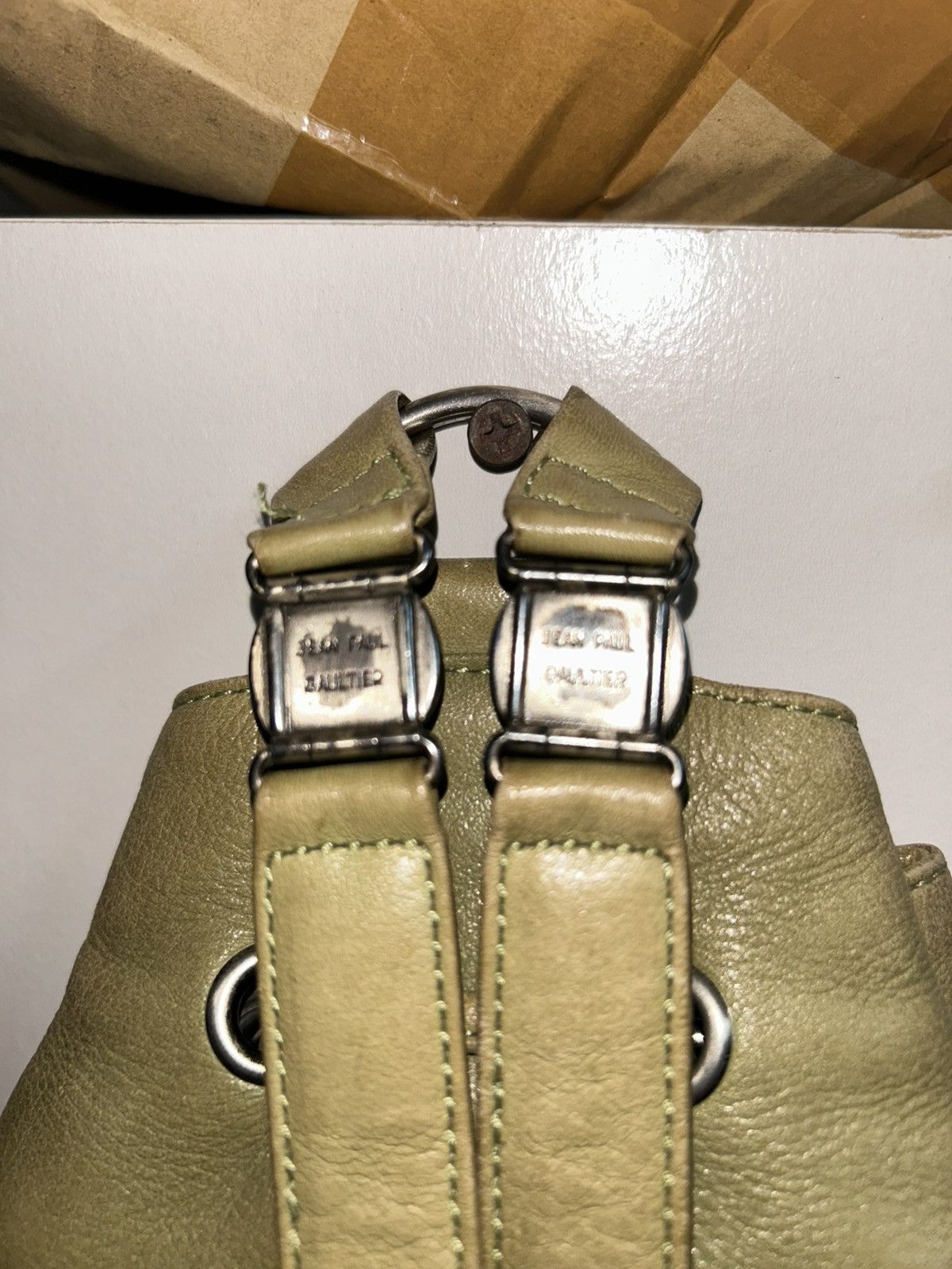 Jean Paul Gaultier Leather Drawstring Backpack Size ONE SIZE - 14 Thumbnail