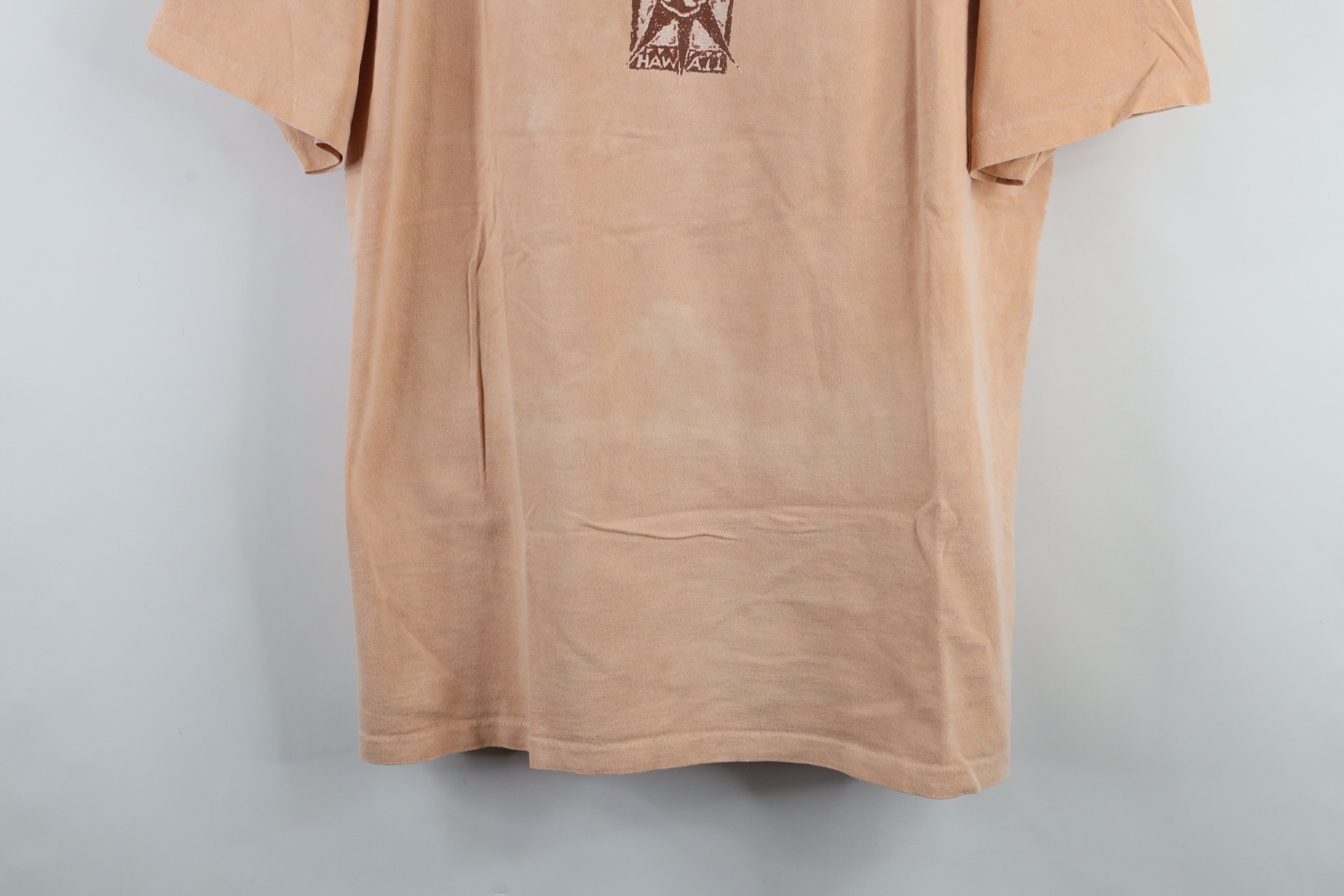 Vintage Vintage 90s Streetwear Stonewash Hawaii Cave Art T-Shirt USA Size US XXL / EU 58 / 5 - 3 Thumbnail