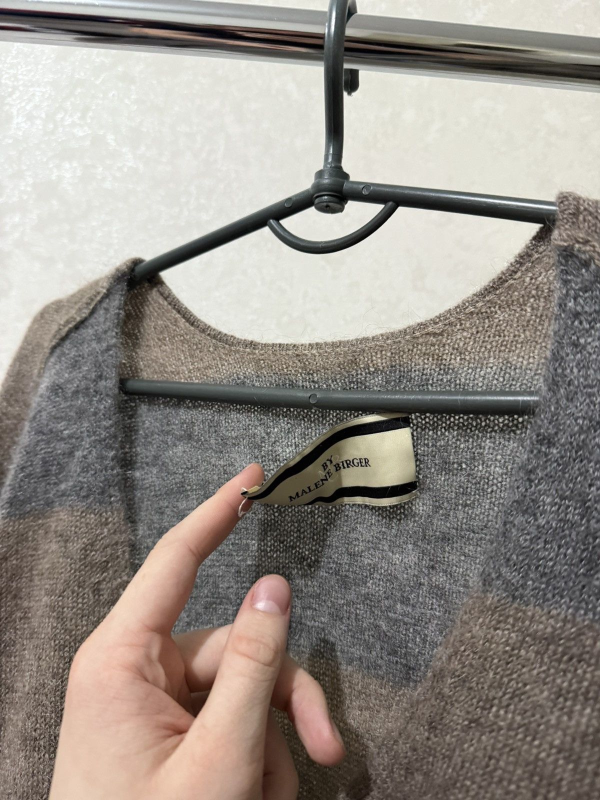 By Malene Birger By Malene Birger Women’s Wool Blend Striped V-Neck Sweater Size XS / US 0-2 / IT 36-38 - 6 Thumbnail
