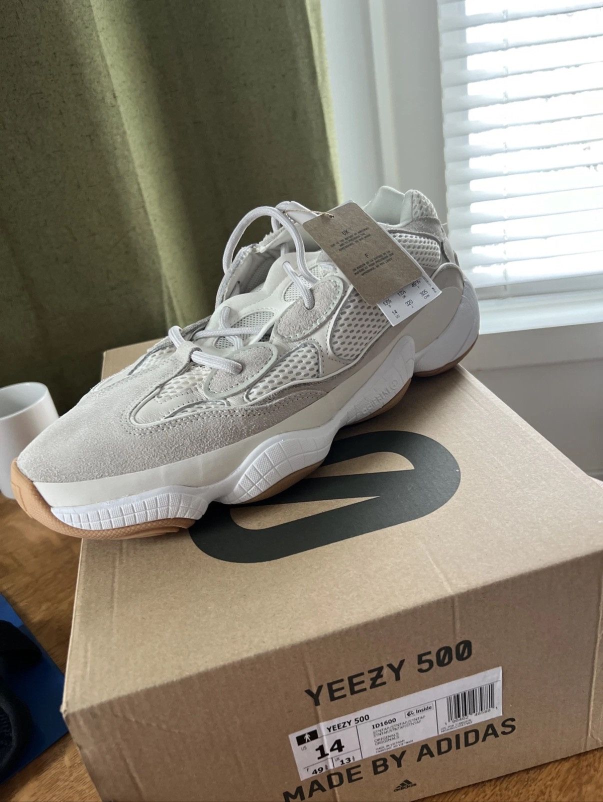 Adidas × Kanye West Size 14 - adidas Yeezy 500 Stone Taupe Size US 14 / EU 47 - 6 Thumbnail
