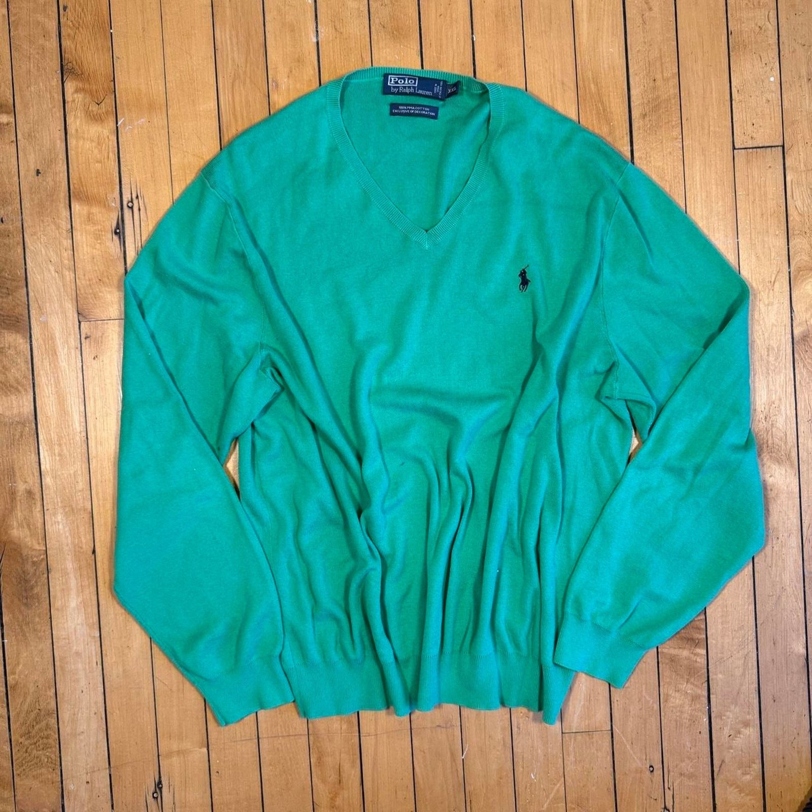 Polo Ralph Lauren Green polo ralph lauren v Size US XXL / EU 58 / 5 - 1 Thumbnail