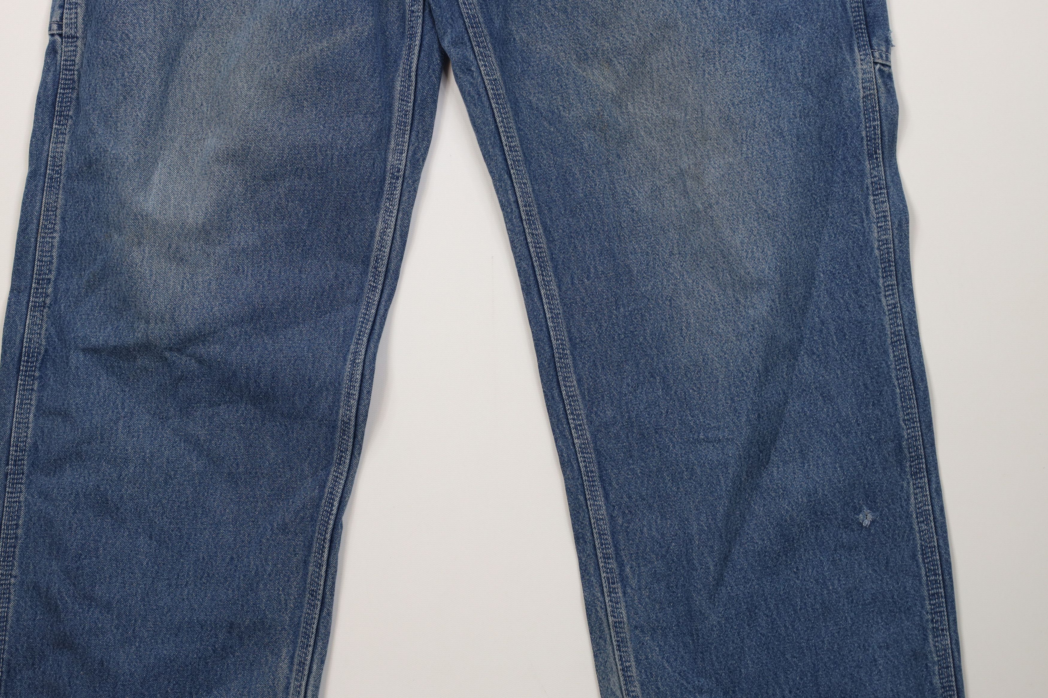 Carhartt Vintage Y2K Carhartt Wide Leg Dungaree Denim Jeans Blue Size US 36 / EU 52 - 4 Thumbnail