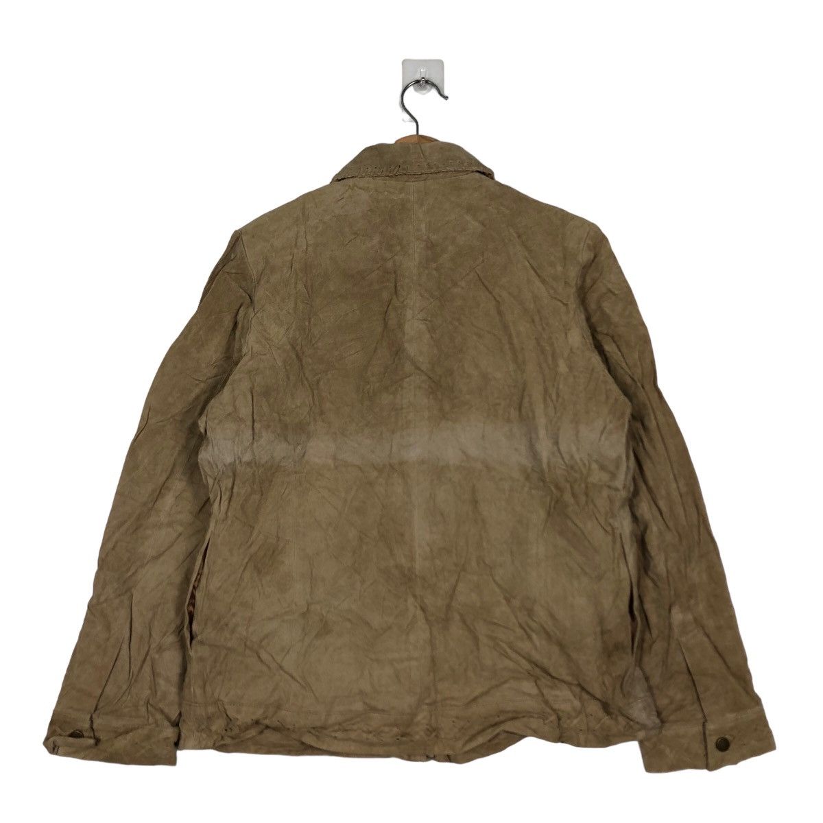 Genuine Leather 🔥Rare 90’s Leather Jacket Cowboy Design Ameri Design Japan Size US L / EU 52-54 / 3 - 8 Thumbnail