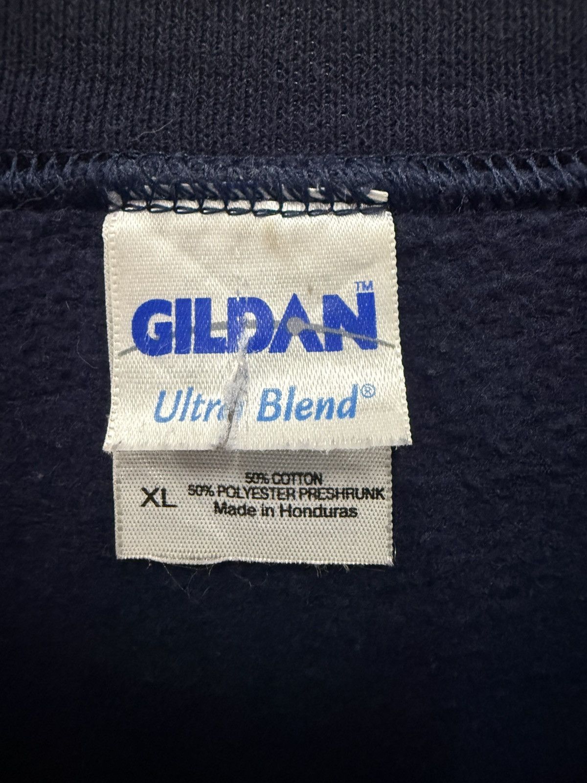 Gildan 🔥 Vtg Y2K LV Las Vegas Embroided Logo Distressed Sweatshirt Size US XL / EU 56 / 4 - 8 Thumbnail