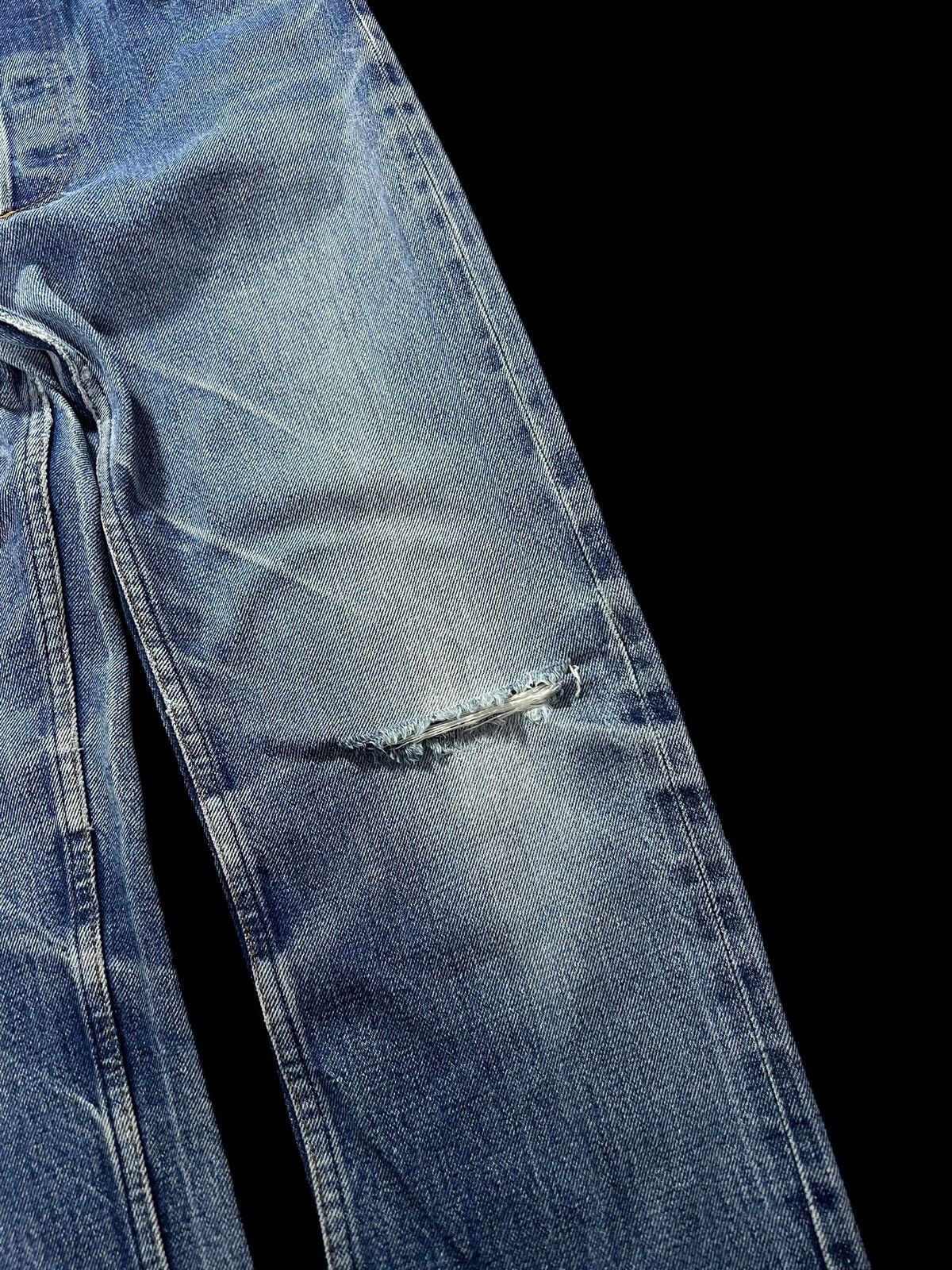 A.P.C. × If Six Was Nine 💥Selvedge Rare💥Vintage A.P.C Distress Washed Selvedge Jeans Size US 28 / EU 44 - 6 Thumbnail