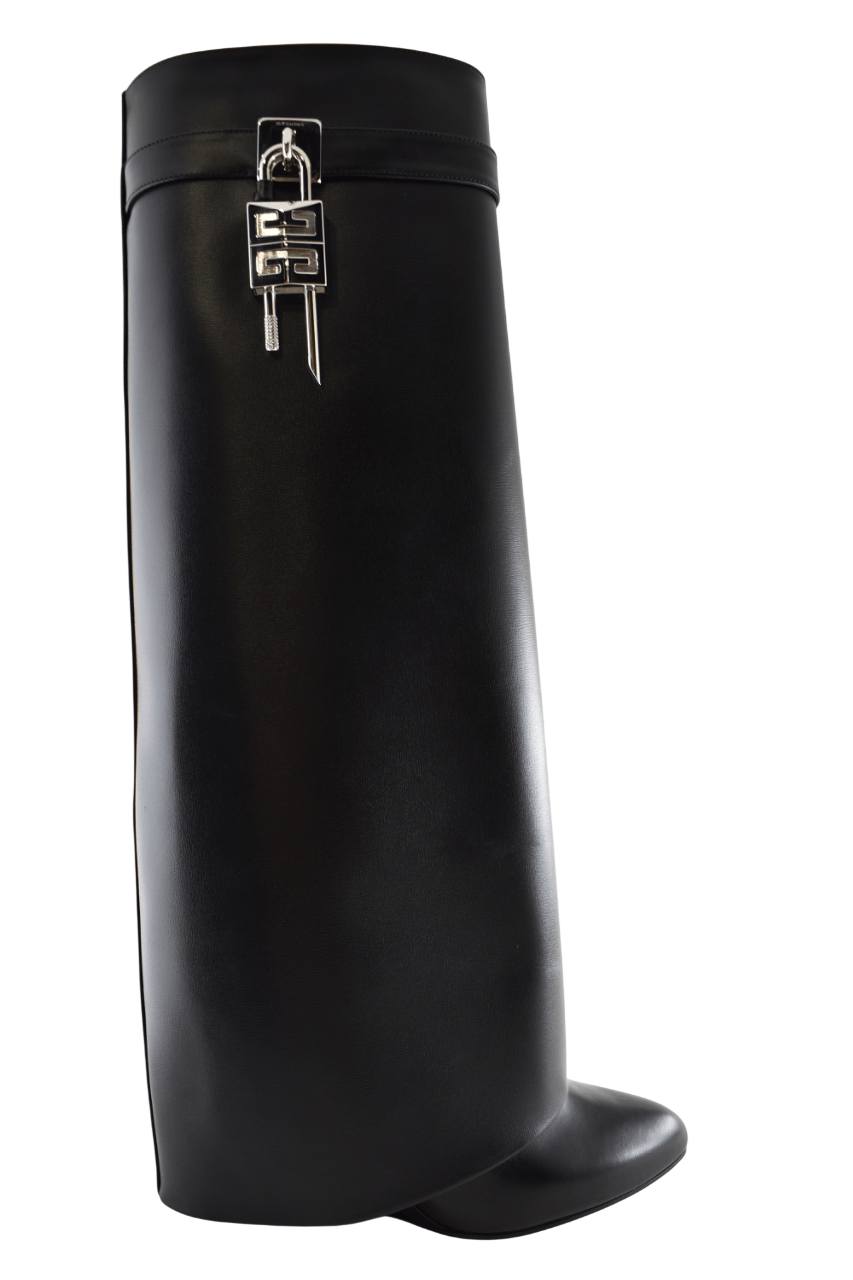 Givenchy Givenchy Shark Lock Pant Knee High Heel Wedge Tall Boots 42 Size US 12 / IT 42 - 2 Thumbnail