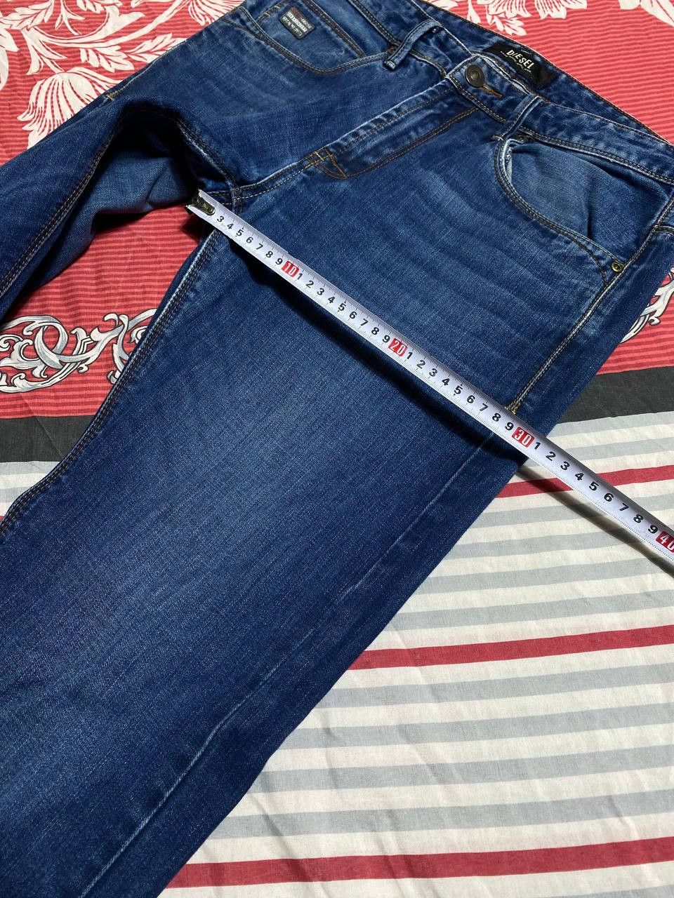 Diesel × Japanese Brand Crazy Crash Dirty Baggy Faded Jean Japan Avant Garde Style Size US 34 / EU 50 - 18 Thumbnail