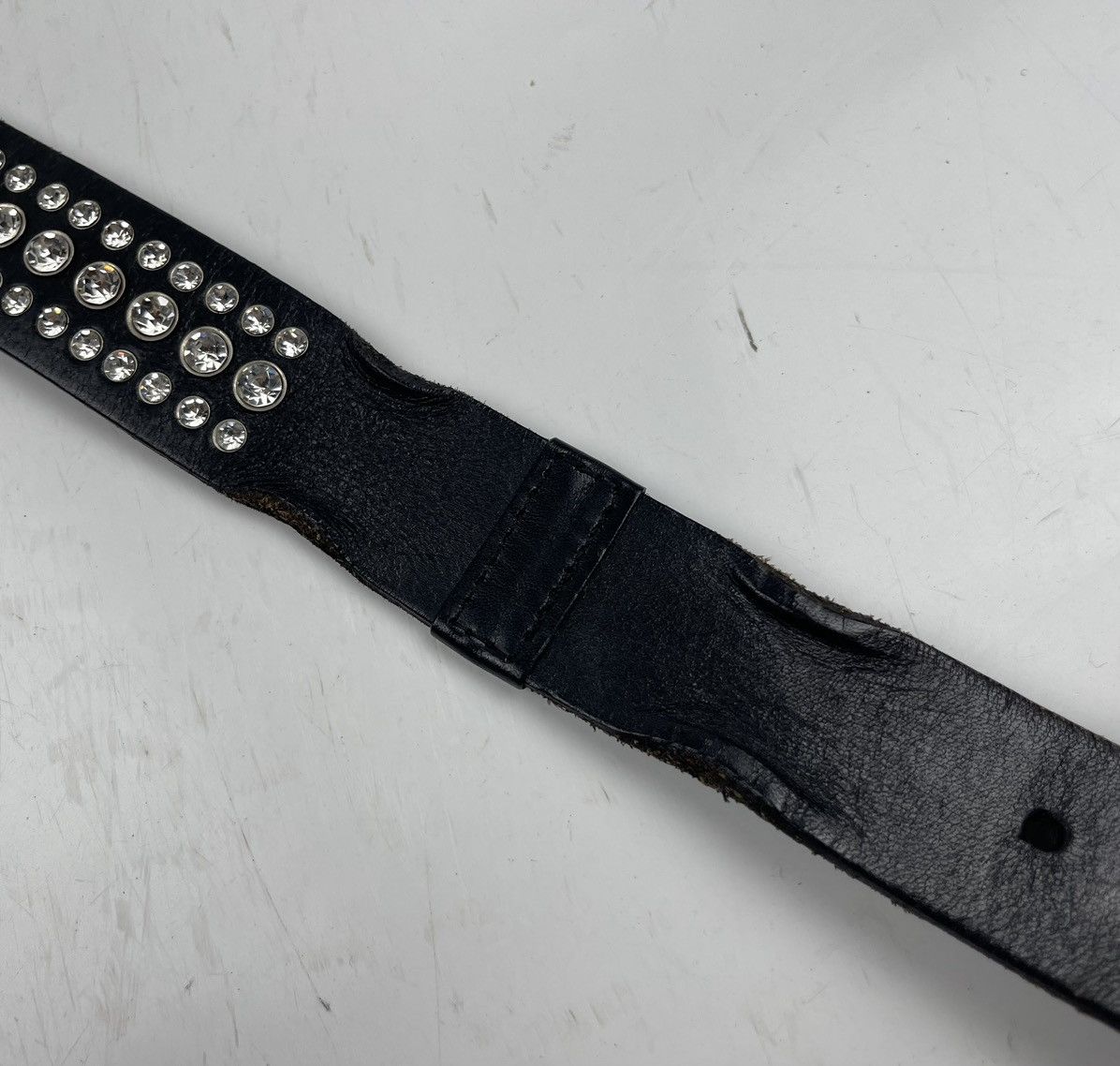Other punk style studded leather belt tc32 Size 34 - 6 Thumbnail