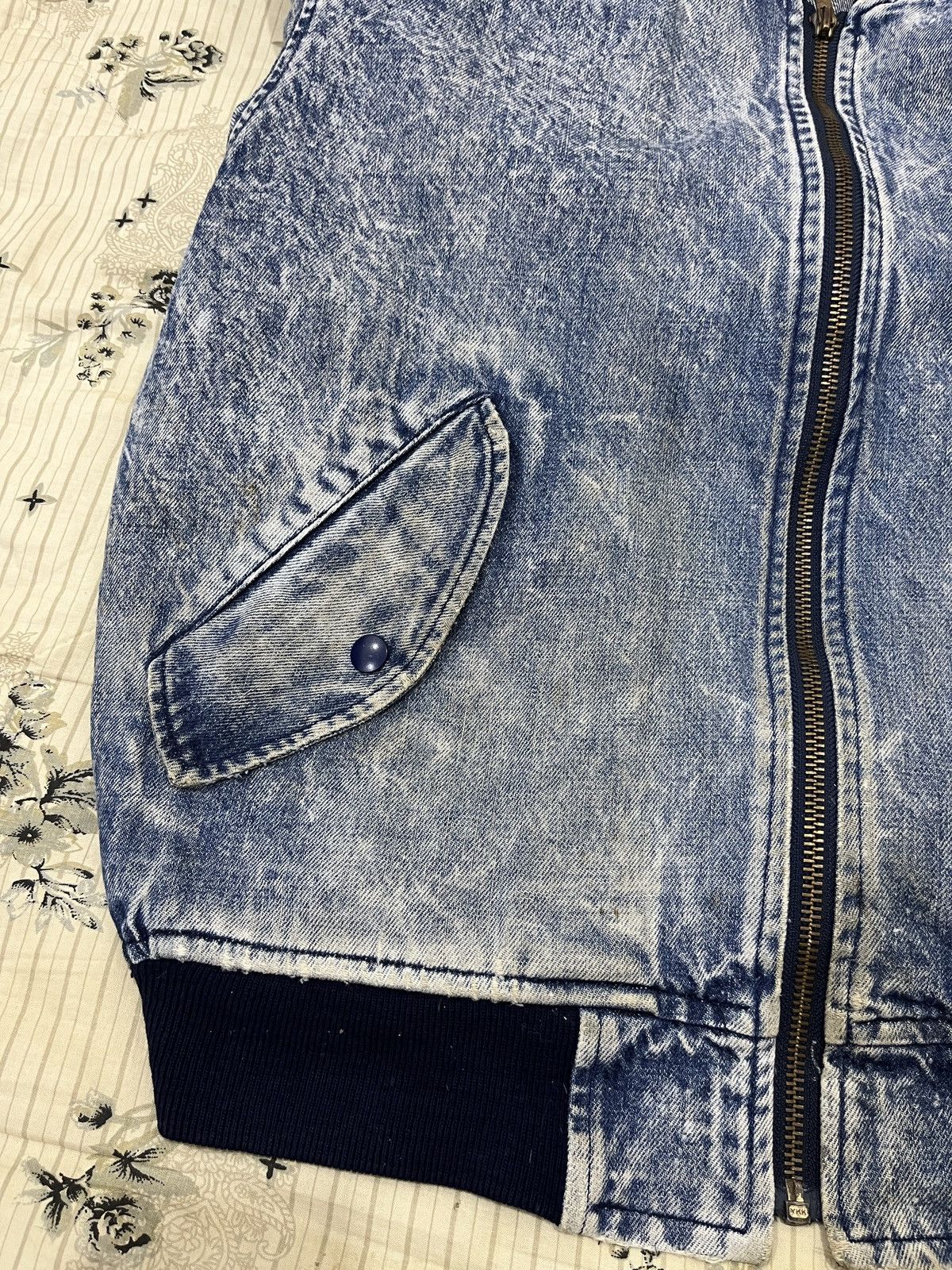 Other 🔥🔥🔥STEALS US AIR FORCES DENIM BOMBER JACKET Size US M / EU 48-50 / 2 - 12 Thumbnail