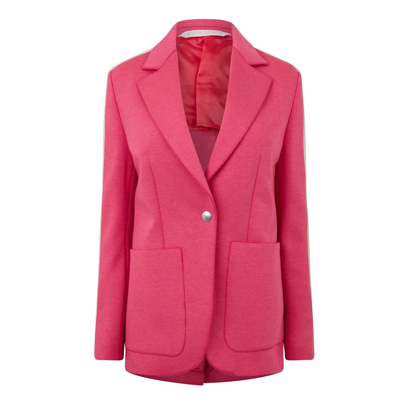 Palm Angels o1g2r1mq0325 Track Blazer in Fuchsia & White Size XXS / US 00 / IT 34 - 1 Thumbnail