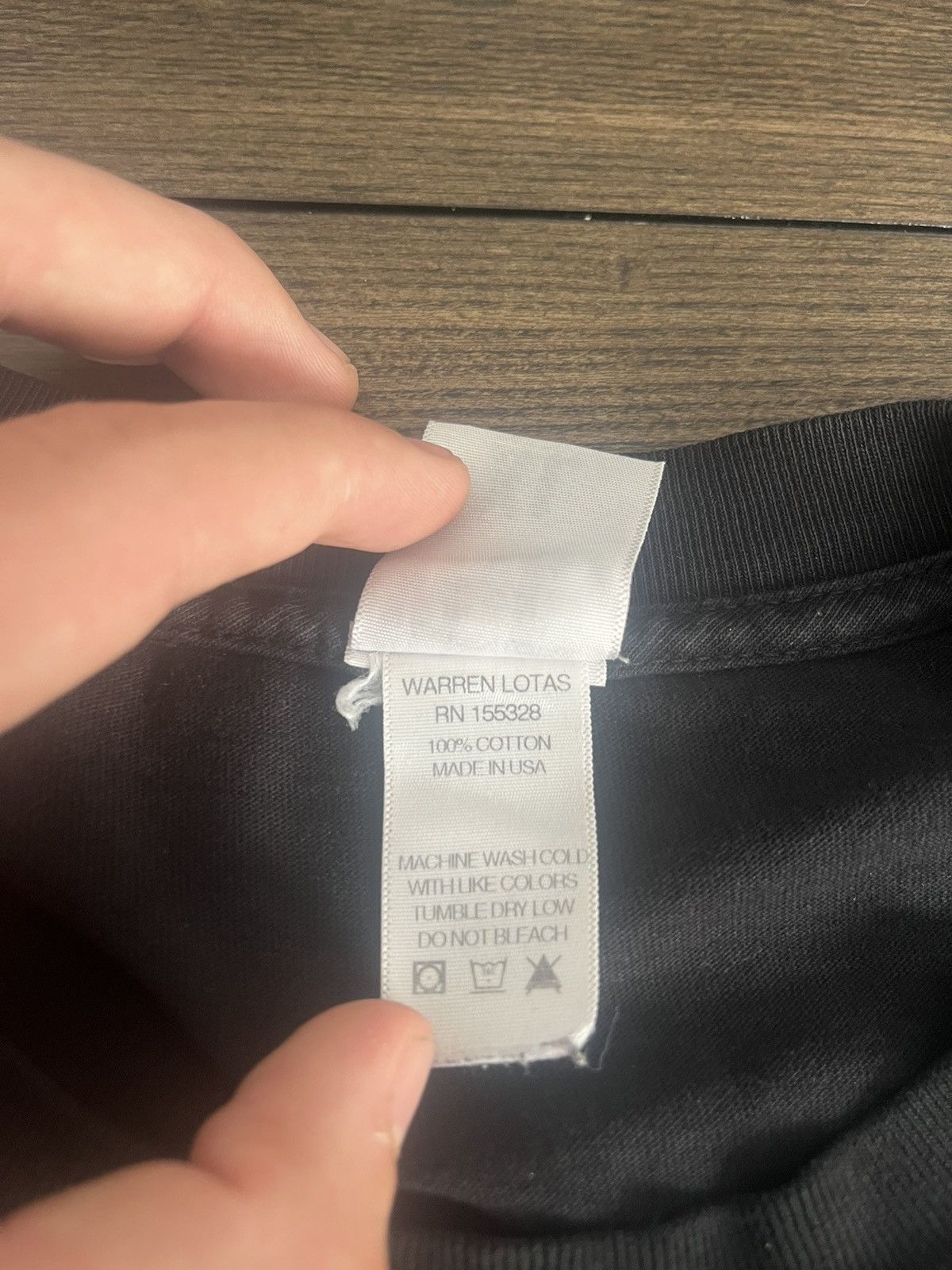 Warren Lotas “Man with no name” tee XL Warren Lotas Size US XL / EU 56 / 4 - 6 Thumbnail