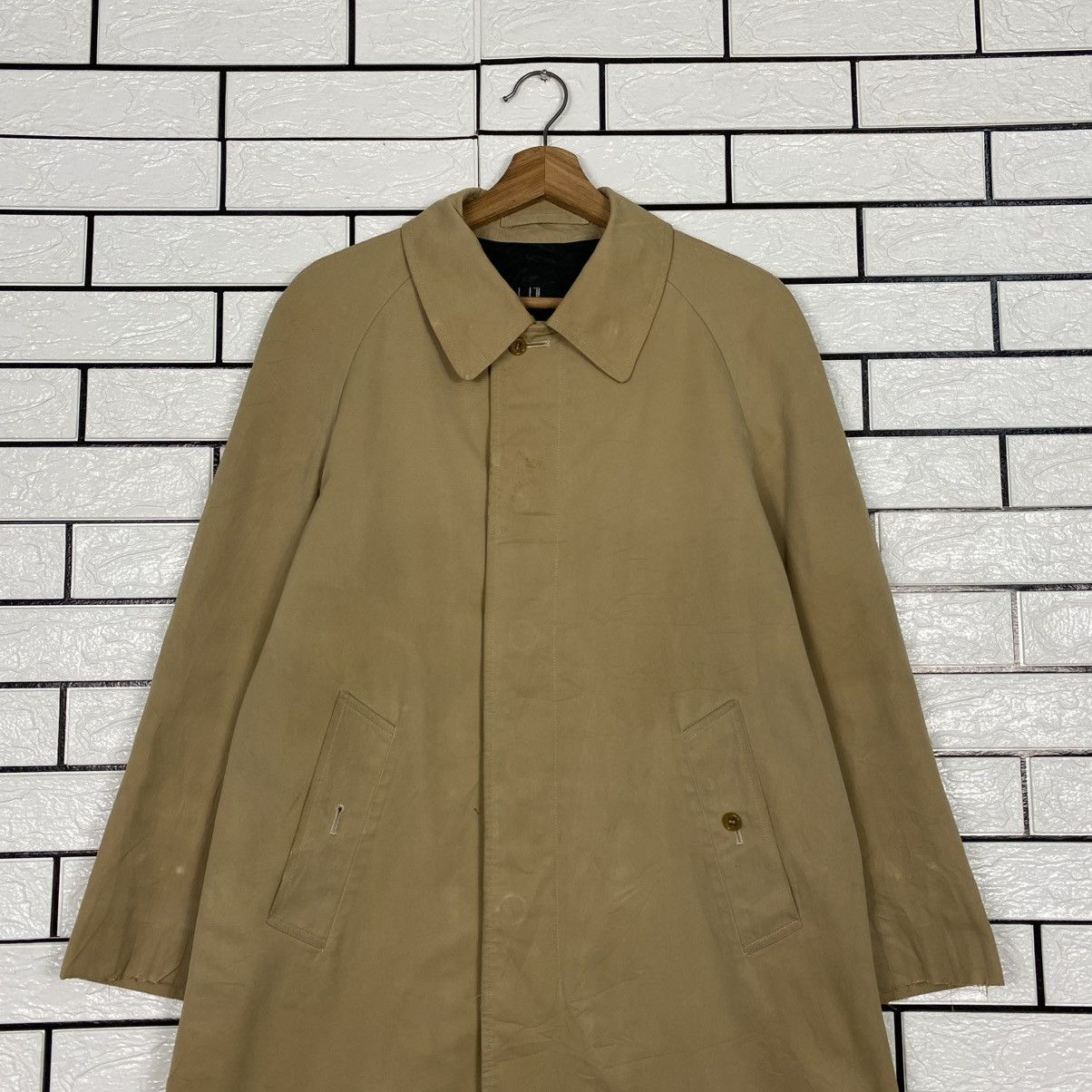 Vintage 🔥VINTAGE FLY LONG JACKET DUNHILL LONDON MADE IN ENGLAND Size US M / EU 48-50 / 2 - 4 Thumbnail