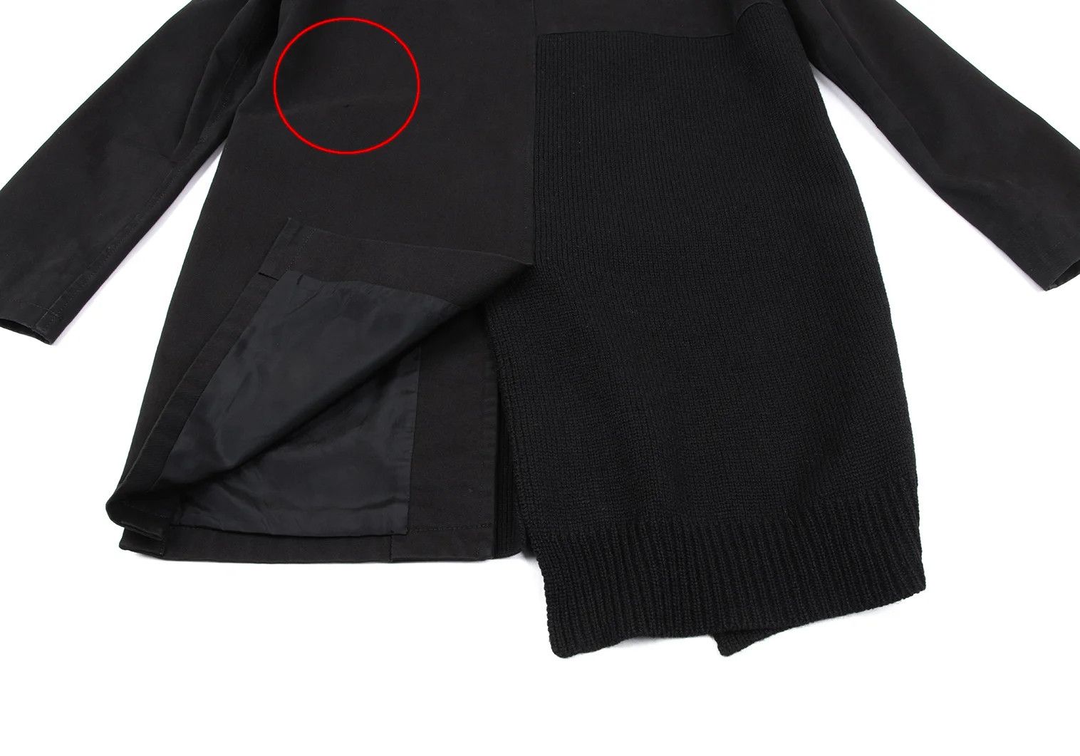 Yohji Yamamoto Yohji Yamamoto Knit Cotton China Jacket Black 2 Size US M / EU 48-50 / 2 - 16 Thumbnail