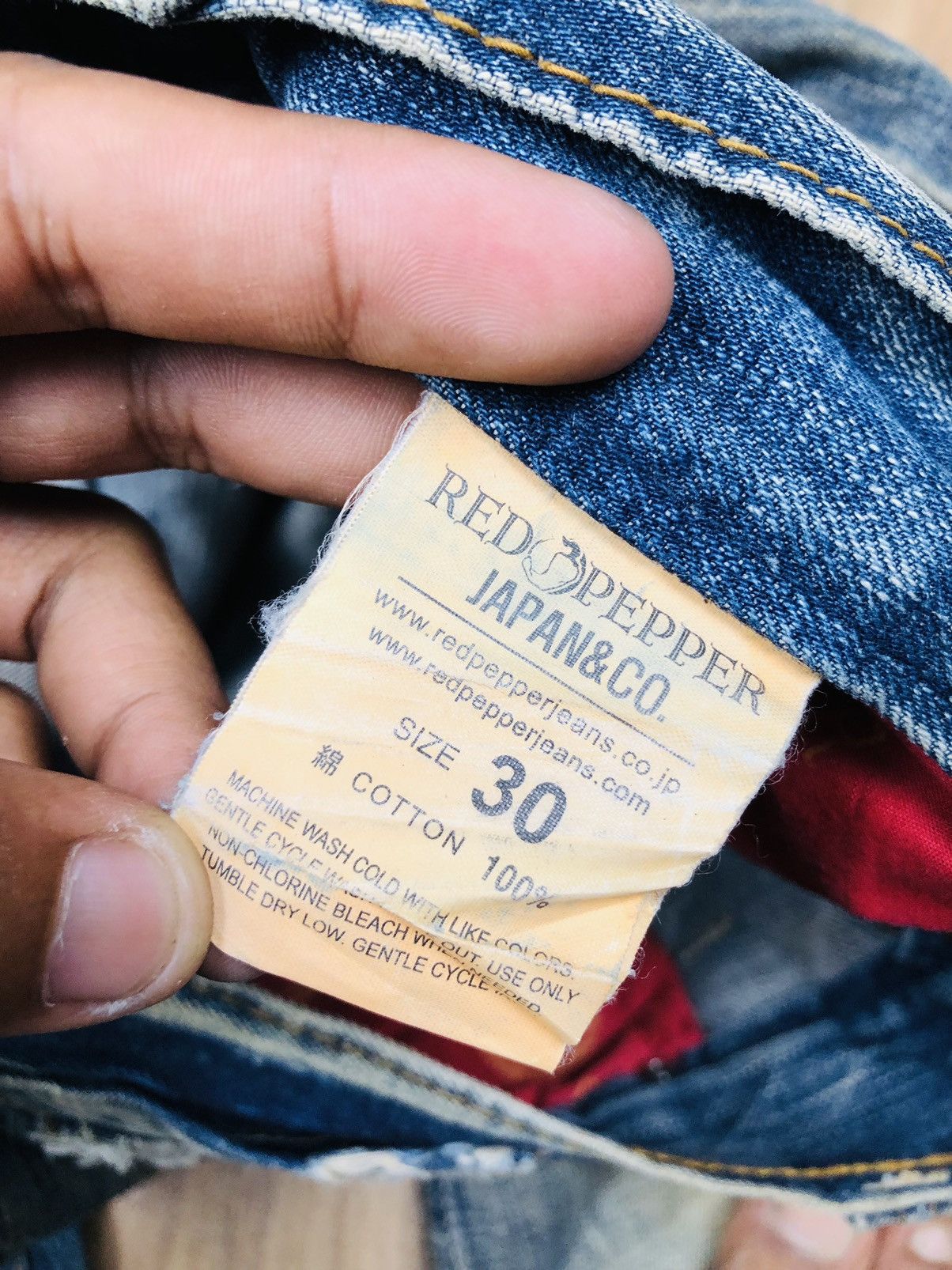 Other Red Pepper Jeans (33) Size US 30 / EU 46 - 15 Thumbnail