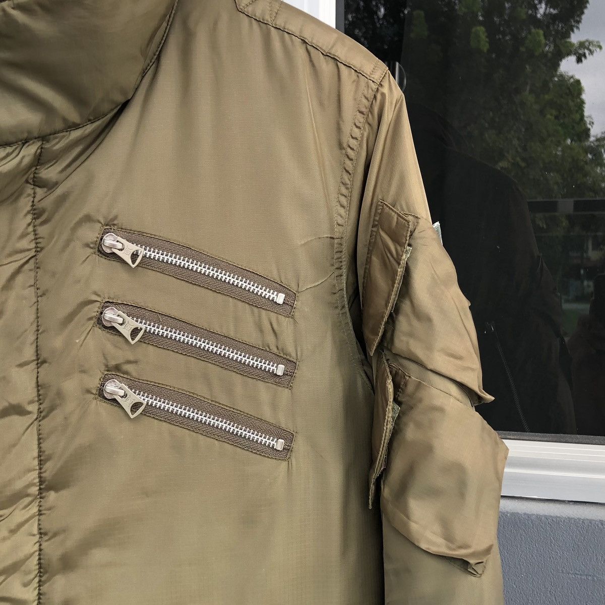 Neighborhood Vintage 02 Neighborhood Multi Zipper Military Quilted Jacket Size US S / EU 44-46 / 1 - 4 Thumbnail