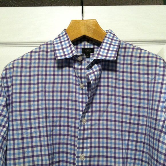 J.Crew J.CREW MEN'S PRE-OWNED COTTON CASUAL SHIRT SIZE: L Size US L / EU 52-54 / 3 - 1 Thumbnail