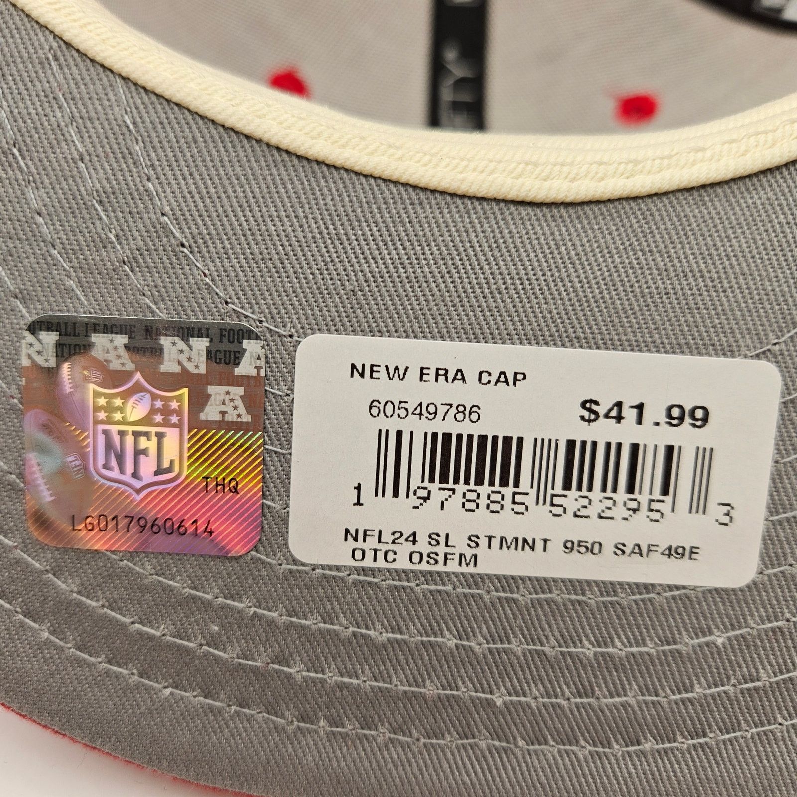 New Era NEW ERA X SAN FRANCISCO 49ERS NFL PLAID RED SNAPBACK HAT NWT Size ONE SIZE - 8 Thumbnail