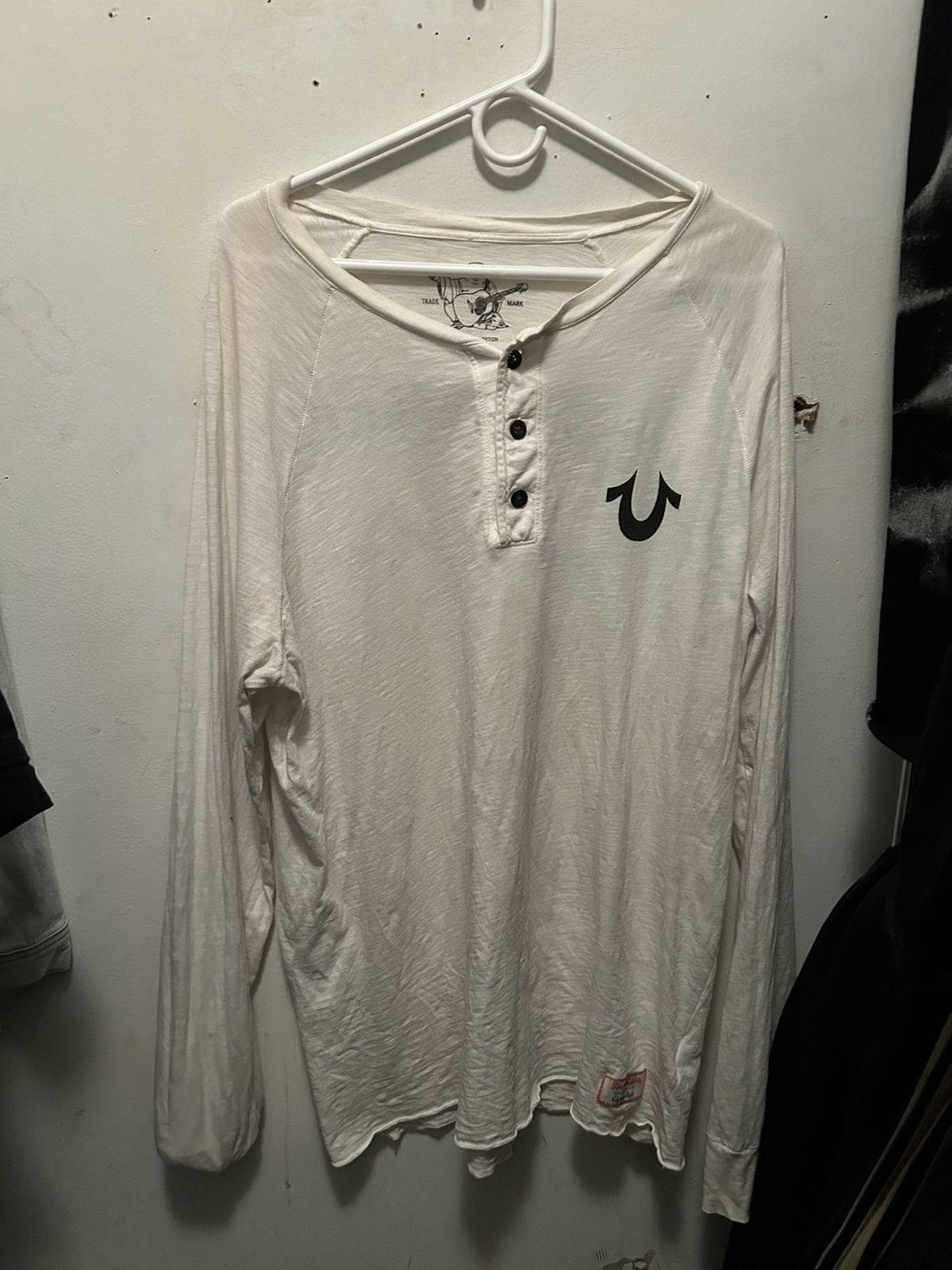 True Religion True Religion White Long-Sleeve Tee Size US XL / EU 56 / 4 - 1 Thumbnail