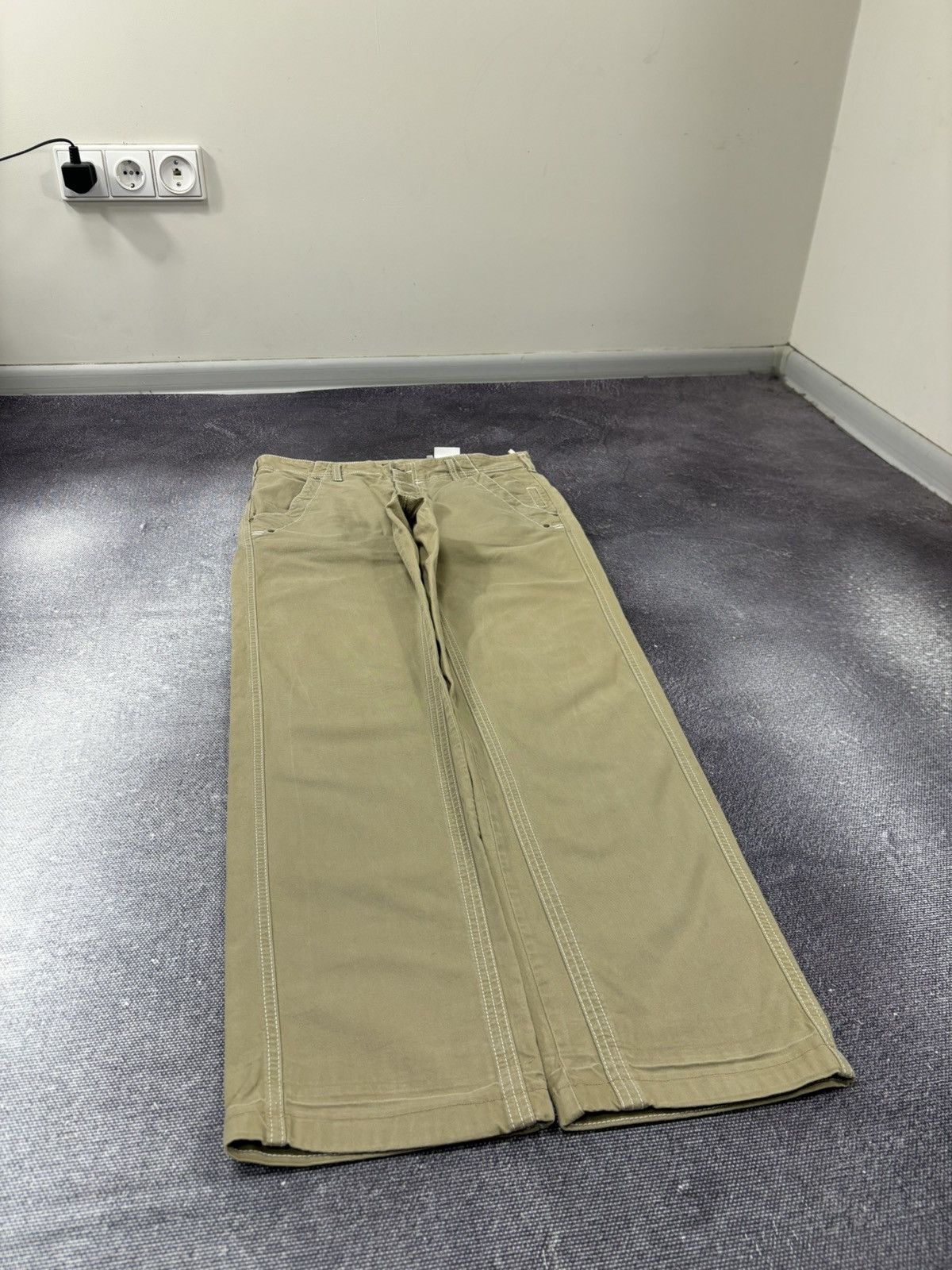 Armani Vintage Armani Jeans Men’s Structured Straight Pants Jeans Size US 32 / EU 48 - 3 Thumbnail