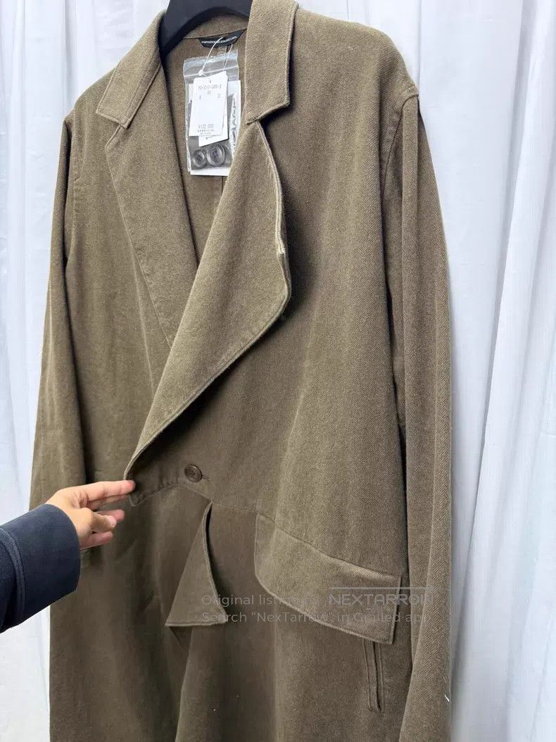 Yohji Yamamoto YOHJI YAMAMOTO Distressed Washed Coat Size US M / EU 48-50 / 2 - 4 Thumbnail