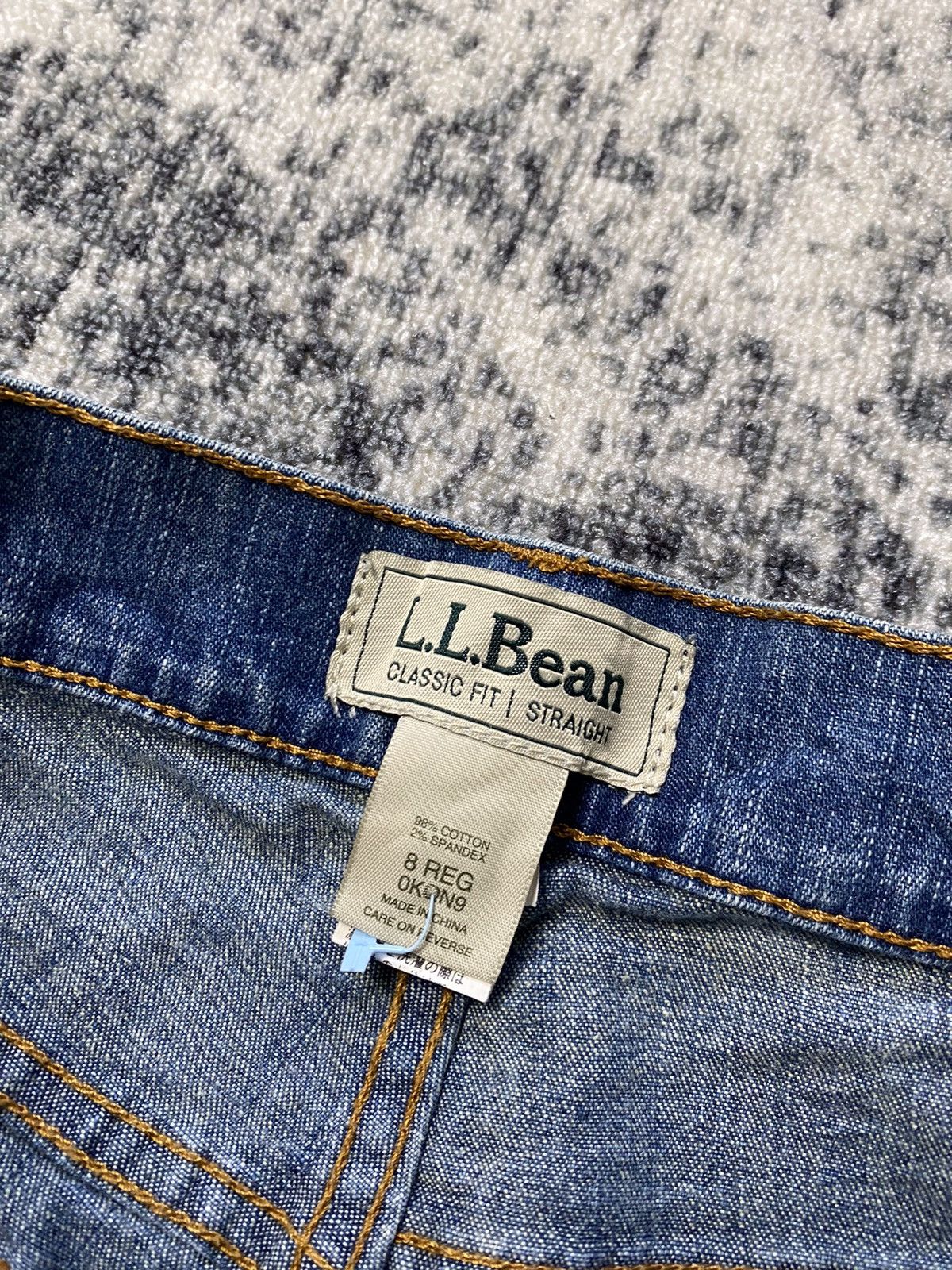 L.L. Bean × Vintage Vintage L.L.Bean Denim Jeans Classic Fit Y2K STYLE 90s Size 30" / US 8 / IT 44 - 3 Thumbnail