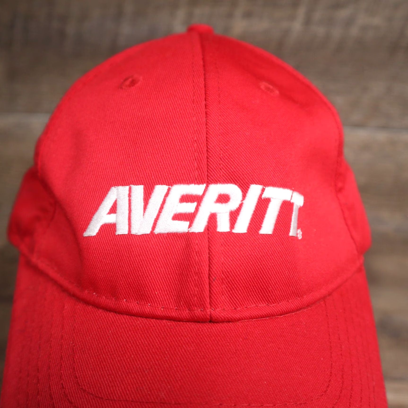 Express Averitt Express Hat Cap Red Strap Back Adjustable Adult Men's Women's Hat Cap Adjustable Red Cotton Twill Logo Baseball Cap Men Women Size ONE SIZE - 2 Thumbnail