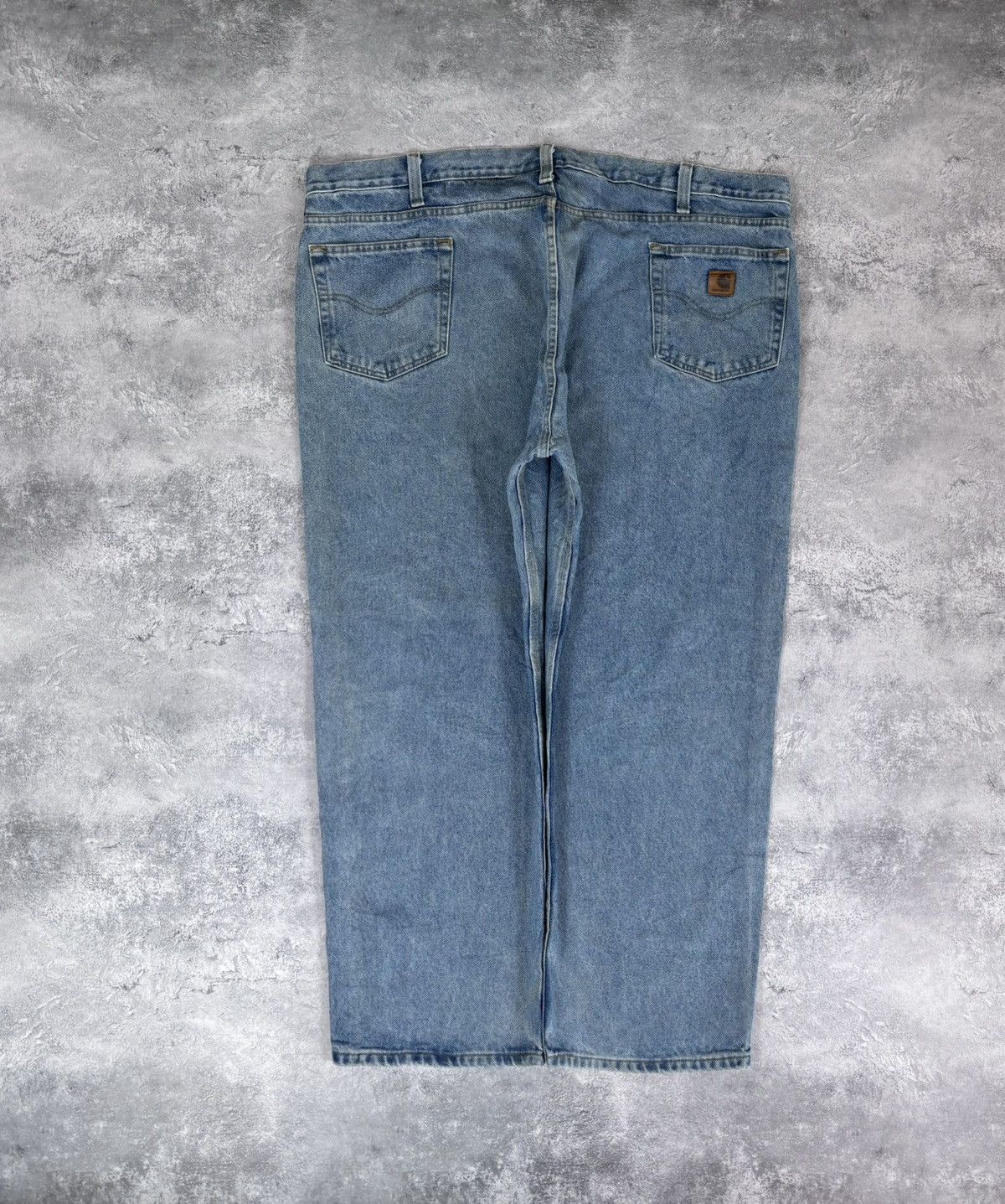 Carhartt Vintage Carhartt Men’s Denim Jeans Baggy Straight Light Blue Size US 44 / EU 60 - 1 Thumbnail