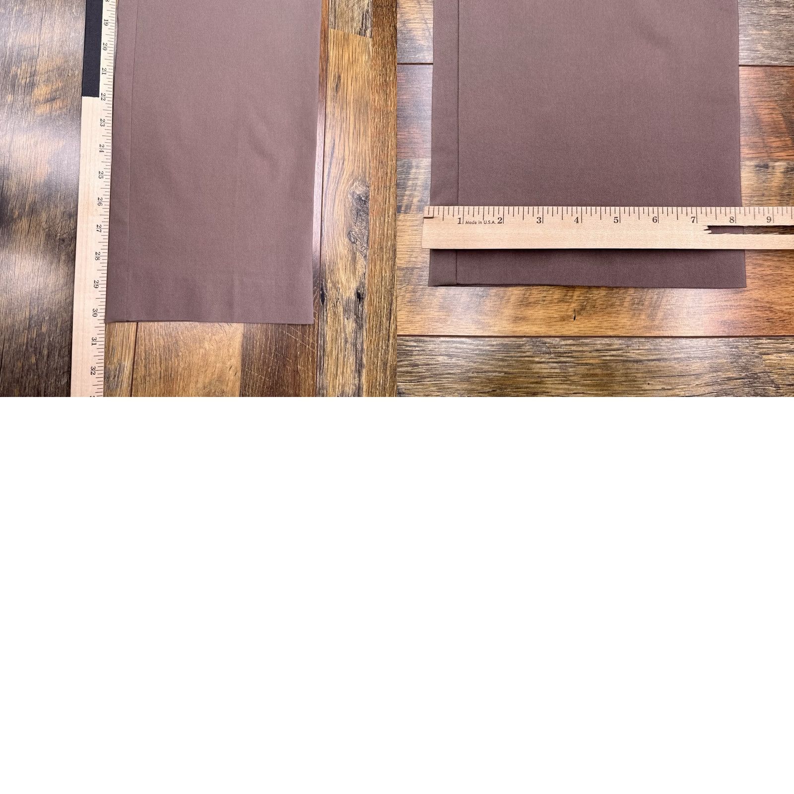 Vintage Chico's Pants Womens 3R Slim Leg Cropped Tapered Flat Front Elastic Waist Rayon Spandex Nylon Brown 30.5 Inseam New Size 26" / US 2 / IT 38 - 9 Thumbnail