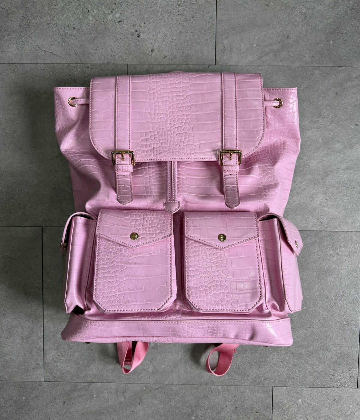 Other Allure County pink snakeskin backpack Size ONE SIZE - 1 Thumbnail